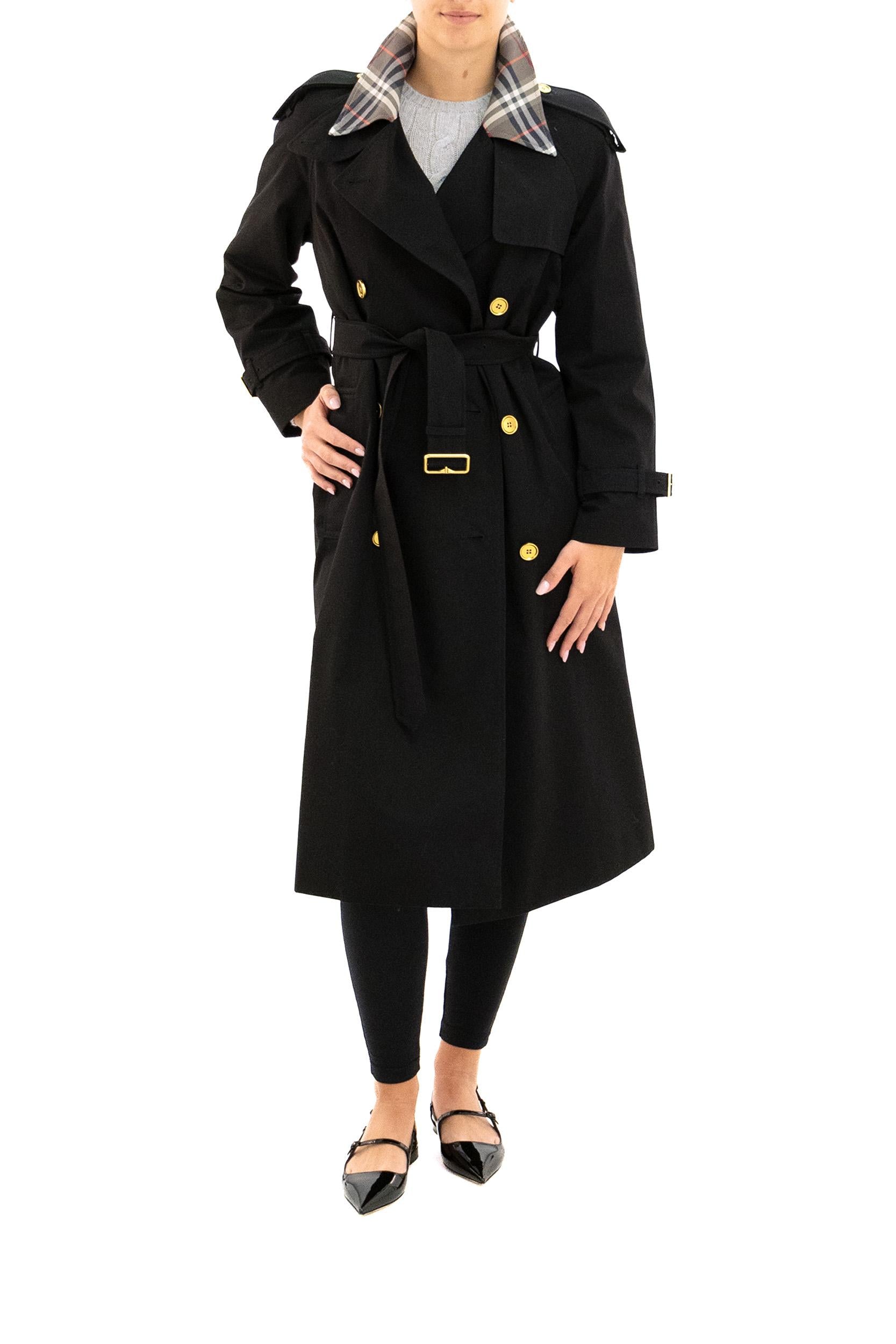 Trench Castleford<BR/> 8113633 BLACK BURBERRY 