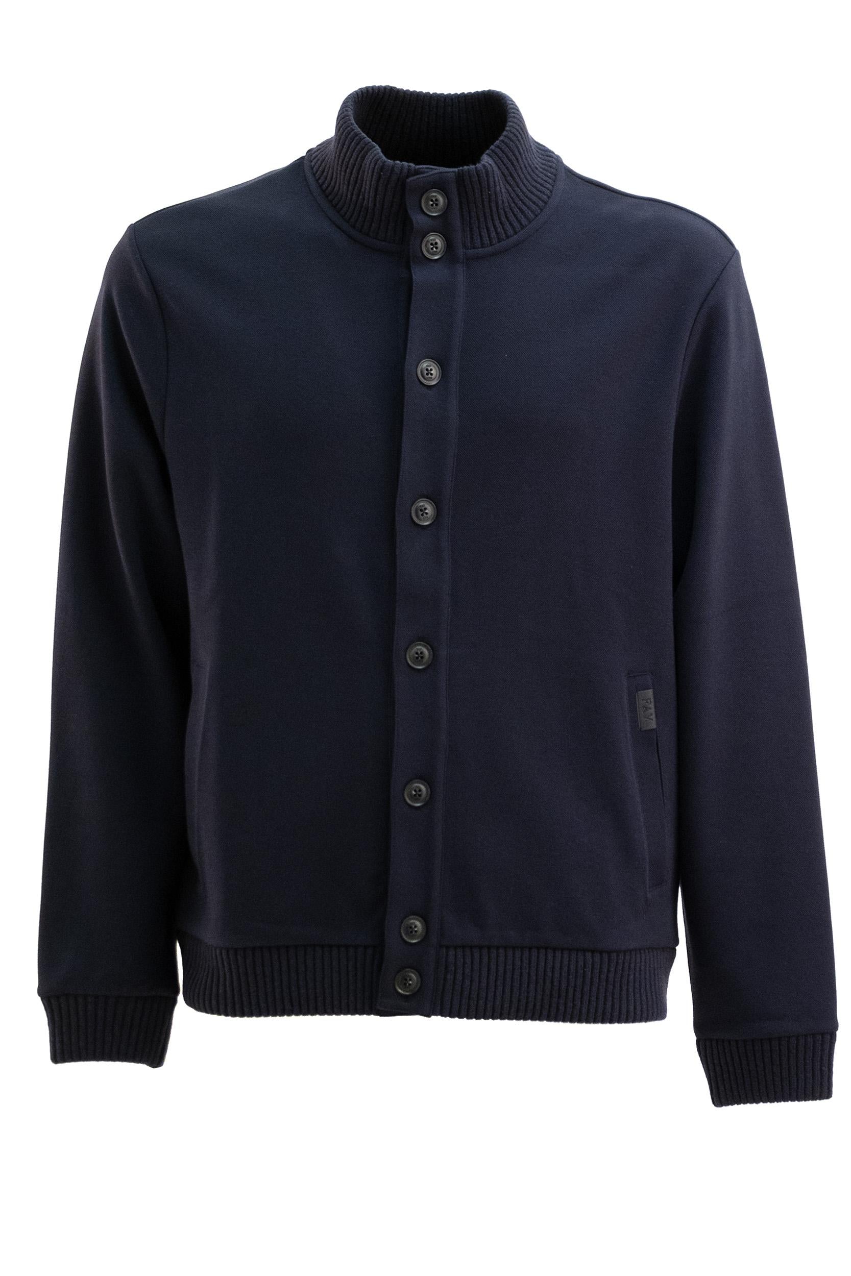Giacca in Felpa Piquet Double di Cotone<BR/> NJMB5522260ZHG U806 FAY 