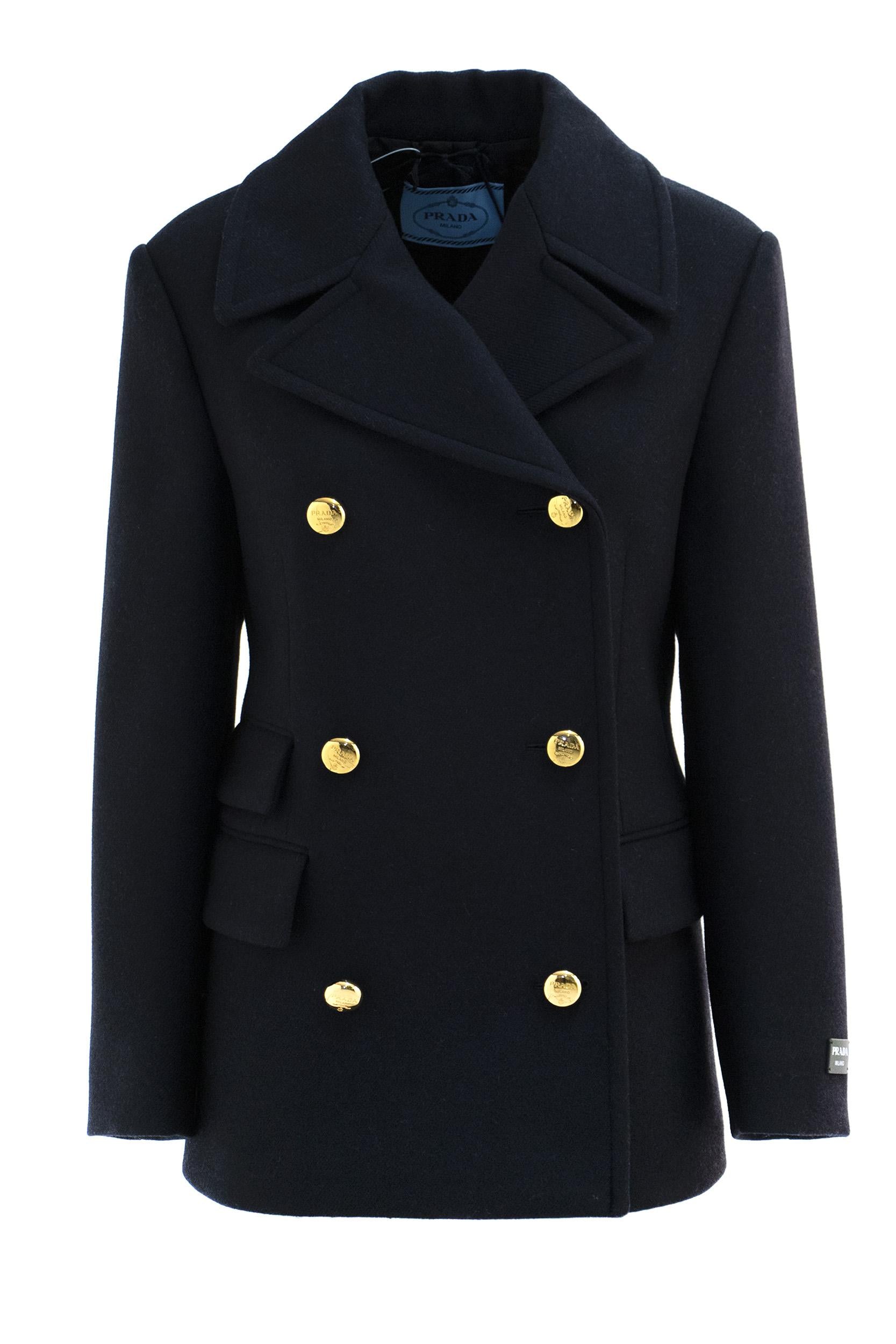 Caban Doppiopetto<BR/> P649QE S 232 11H4 F0008 PRADA 