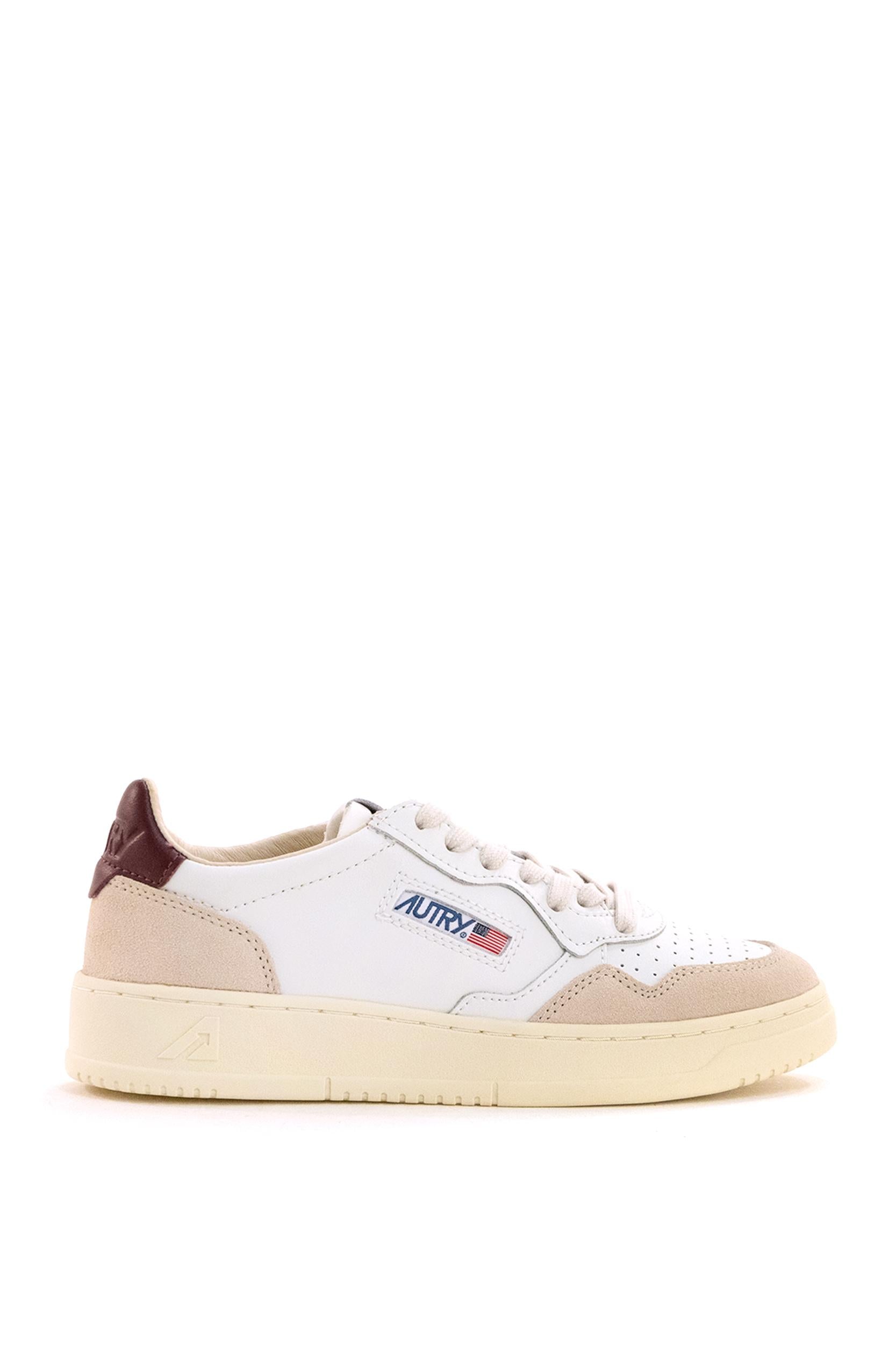 Sneakers Medalist<BR/> AULW LS03 WHT/BURGUND AUTRY 