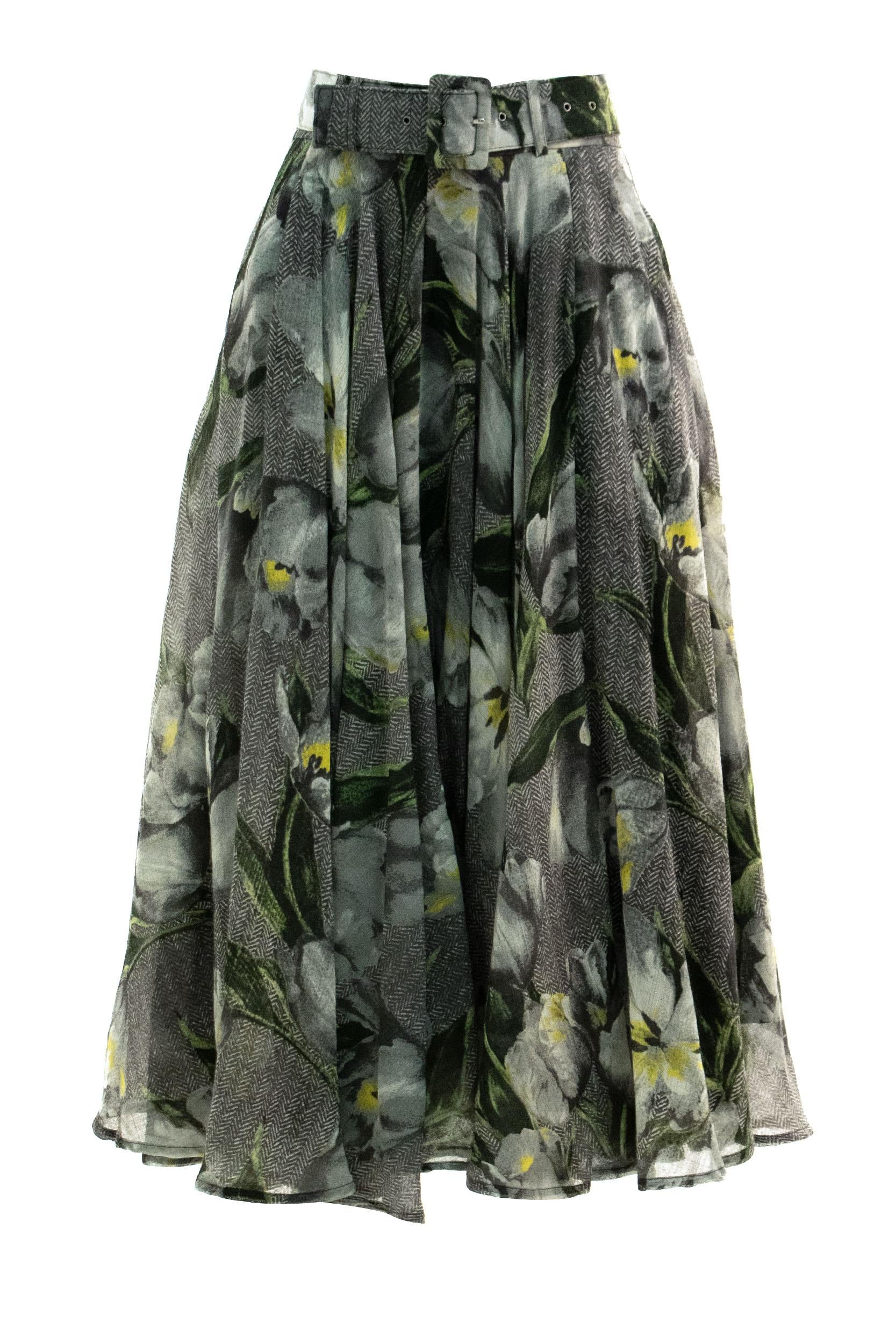 Gonna<BR/> ASTER SKIRT CHARCOAL S-SUNG 