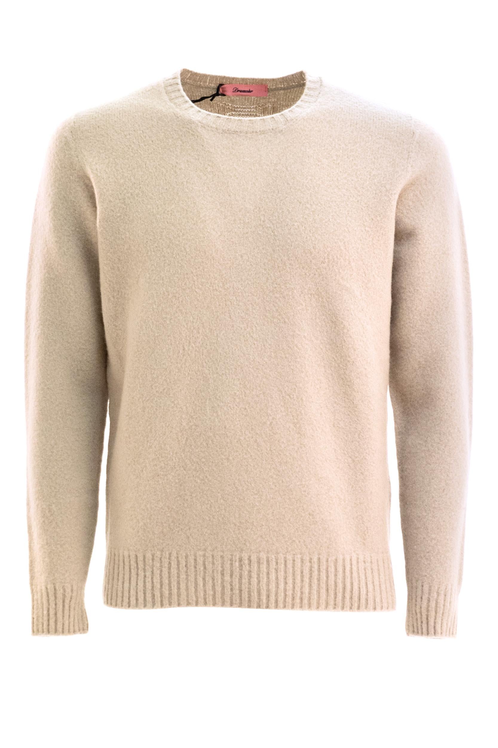 Maglia in Lana dAgnello Beige<BR/> D8W103GLO 00001 160 DRUMOHR 