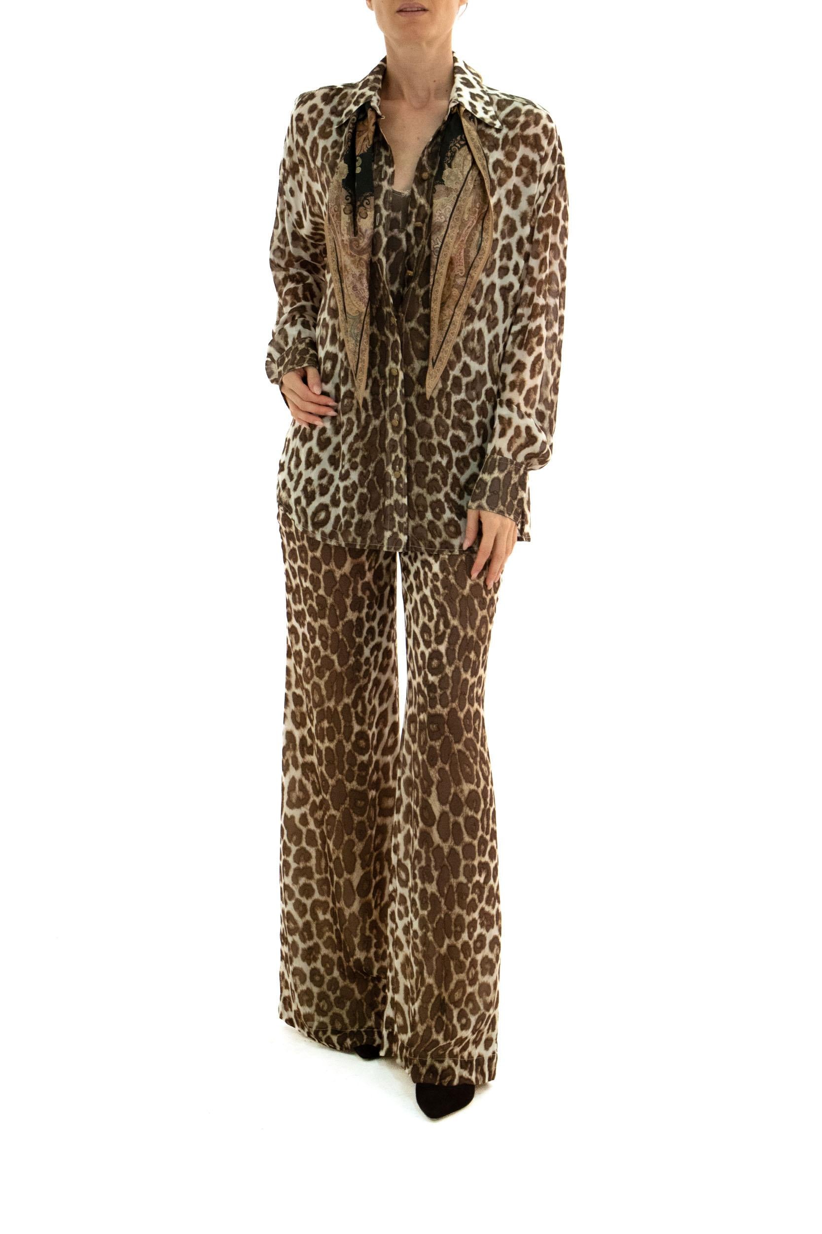 Pantaloni<BR/> 8064PF241 CHOCOLATE LEOPARD ZIMMERMANN 