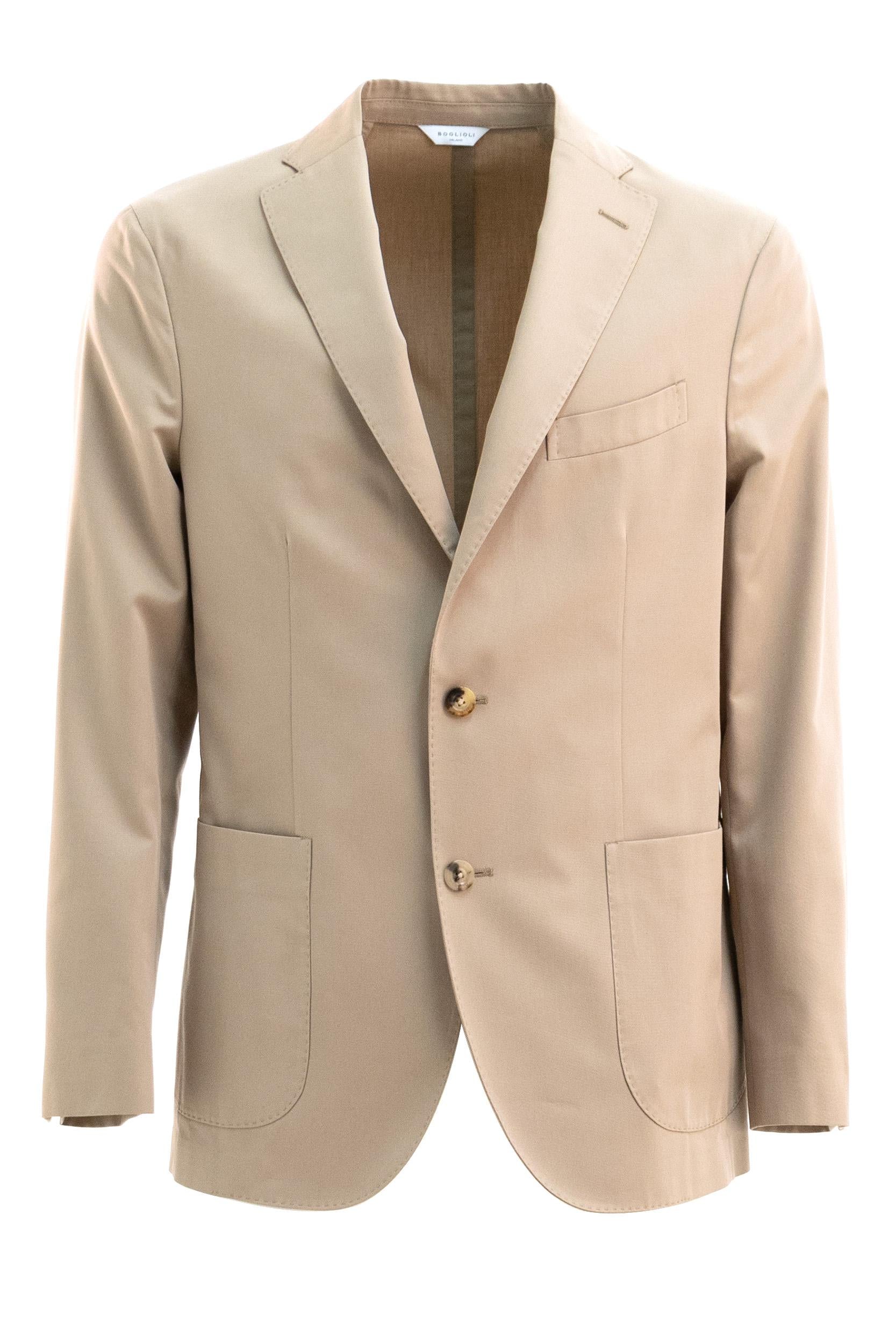 Abito in cotone di colore beige<BR/> N13C2E SB6113 0270 BOGLIOLI 
