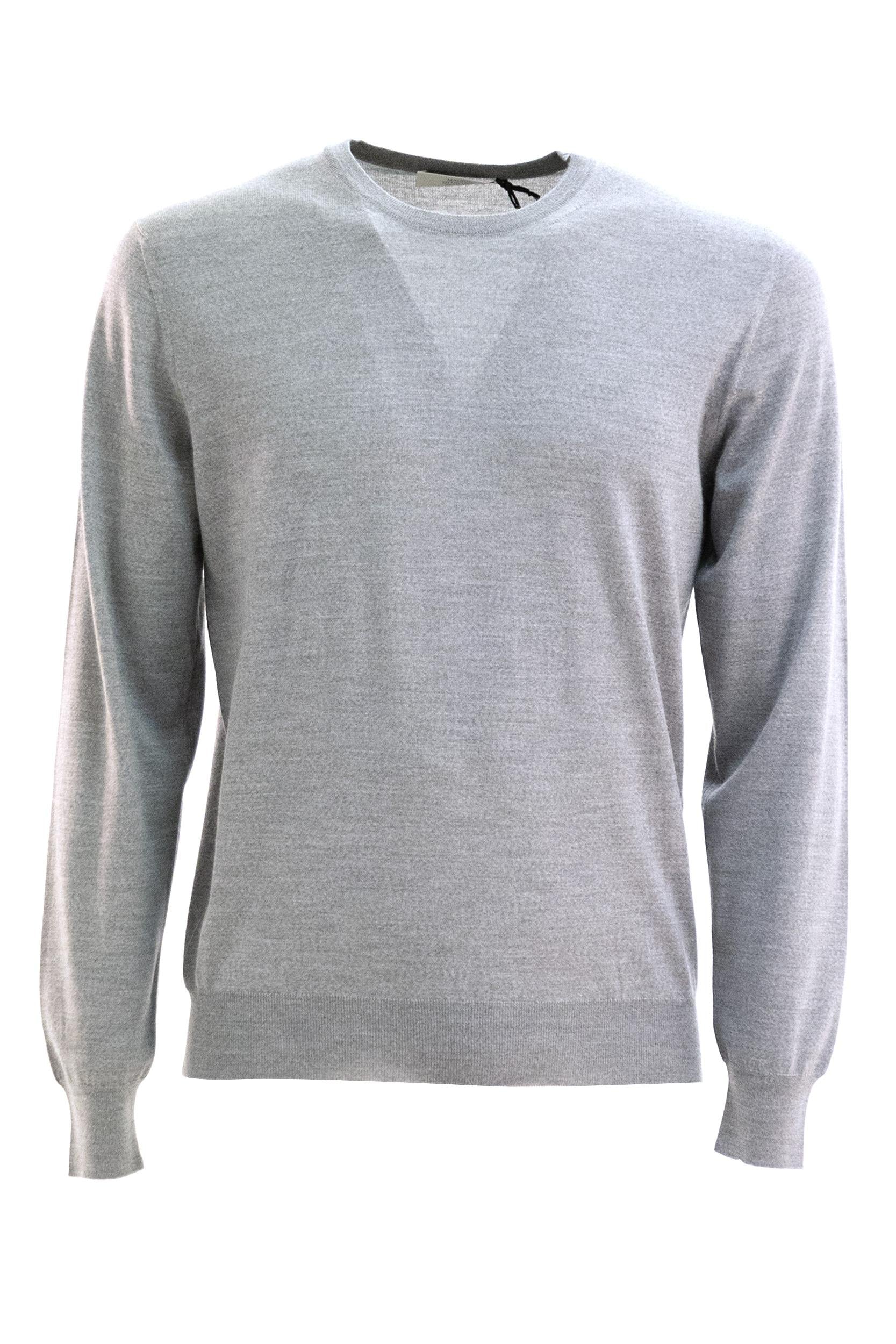 Pullover in Lana Grigio<BR/> WH01 0610 MAUREL 