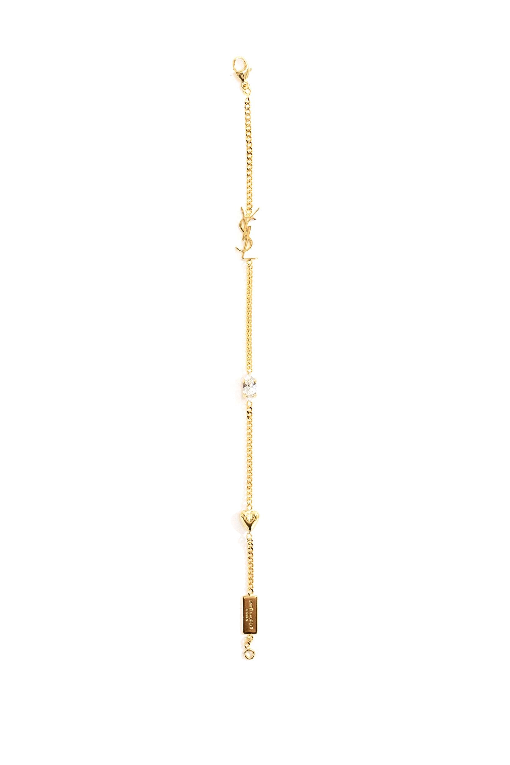 Bracciale a Catena in Ottone<BR/> 701950 Y1526 9137 SAINT LAURENT 