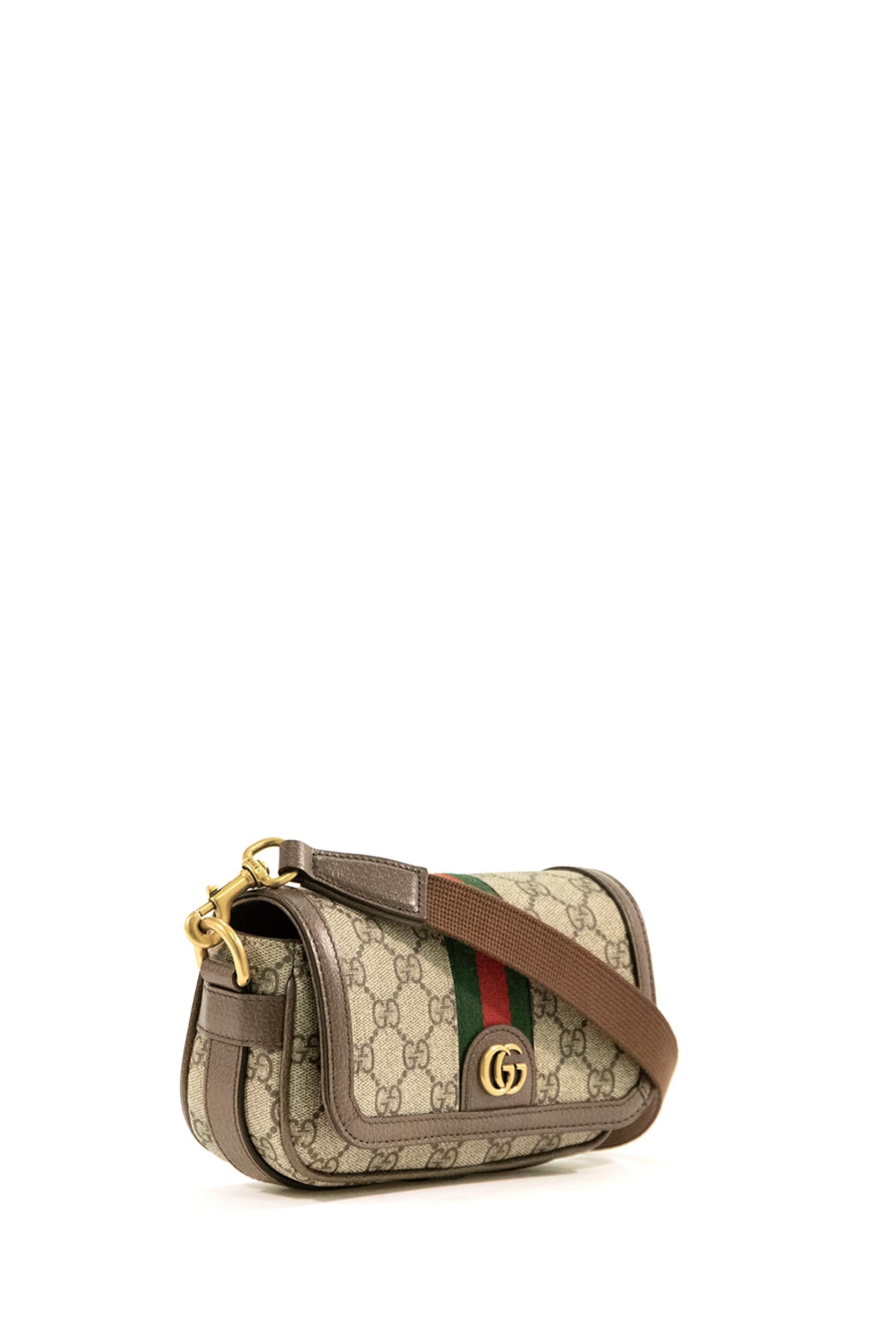 Mini Borsa a Spalla Ophidia<BR/> 795466 FABIA 9741 GUCCI 