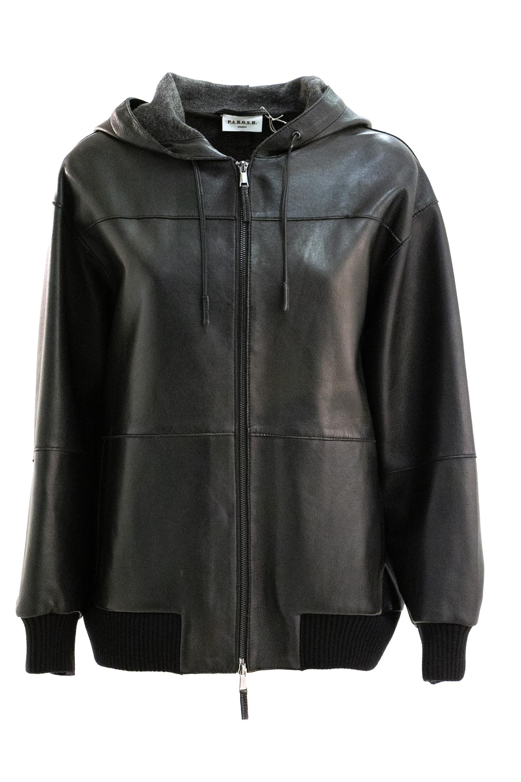 Giubbotto in Pelle<BR/> MACIOCK25W-D431781S 013 P.A.R.O.S.H. 