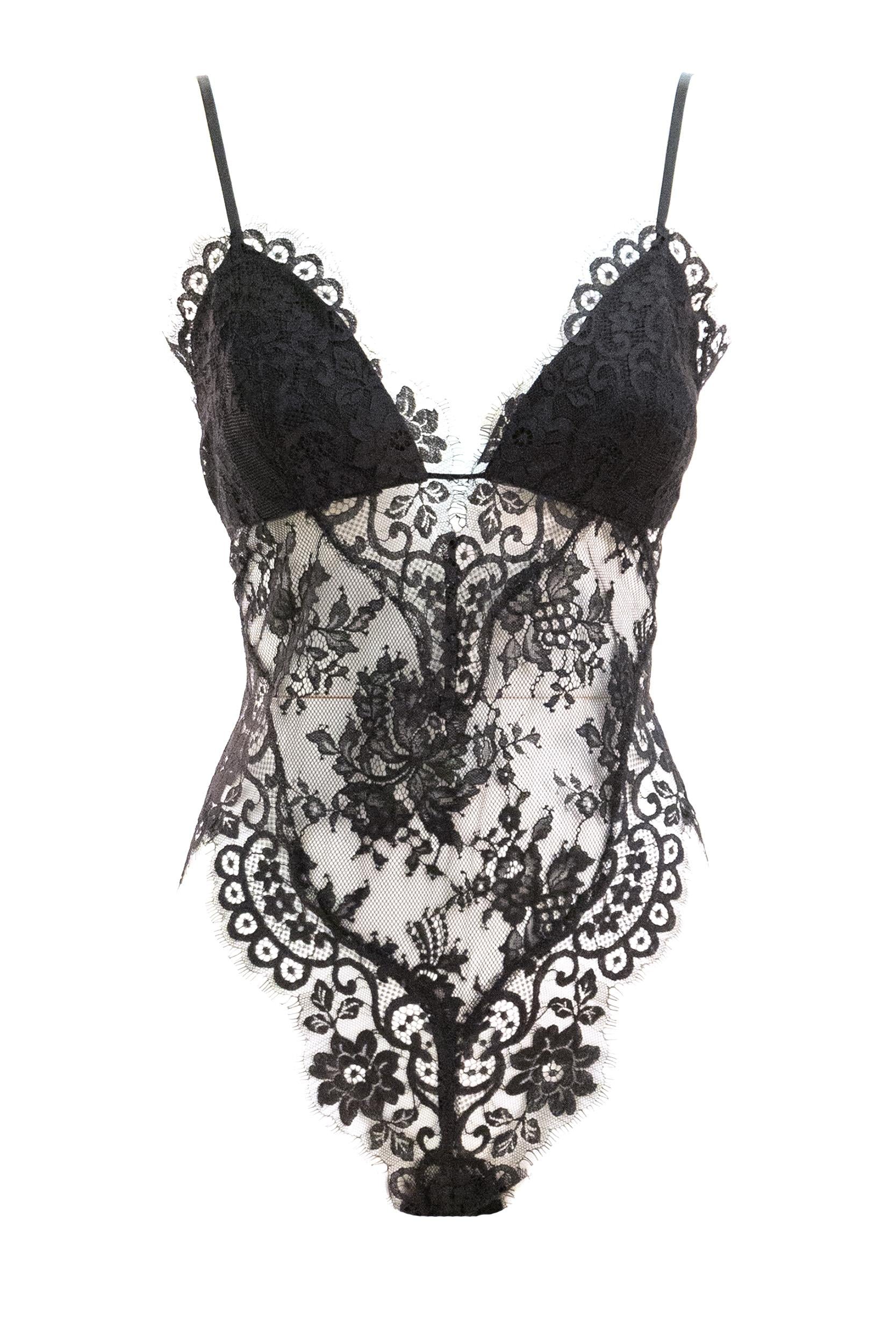 Teddy in Pizzo Cotone Nero<BR/> 1300TF25R BLACK ZIMMERMANN 