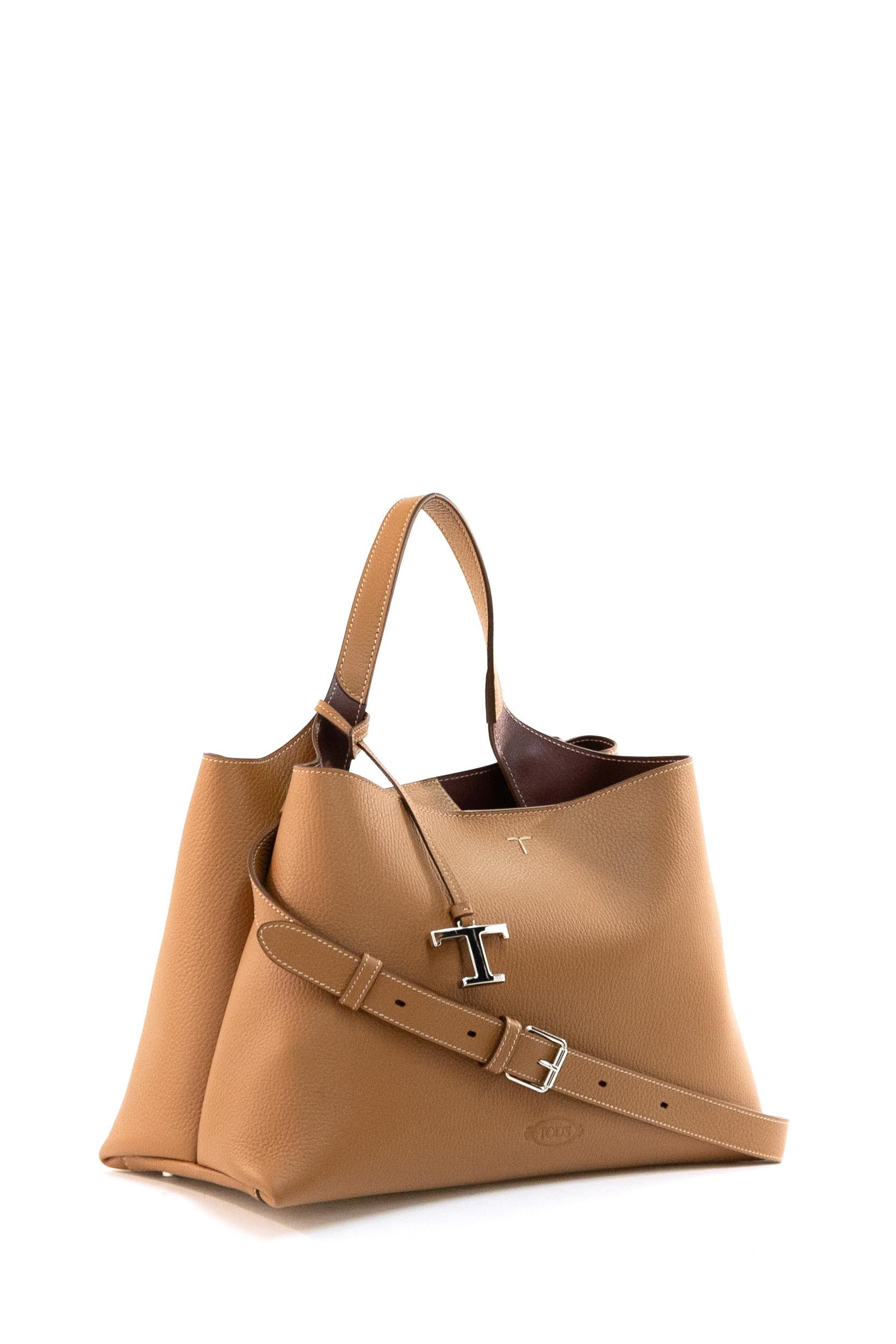 Borsa in Pelle Media<BR/> XBWAPAJ0300QRI 9P13 TOD'S 