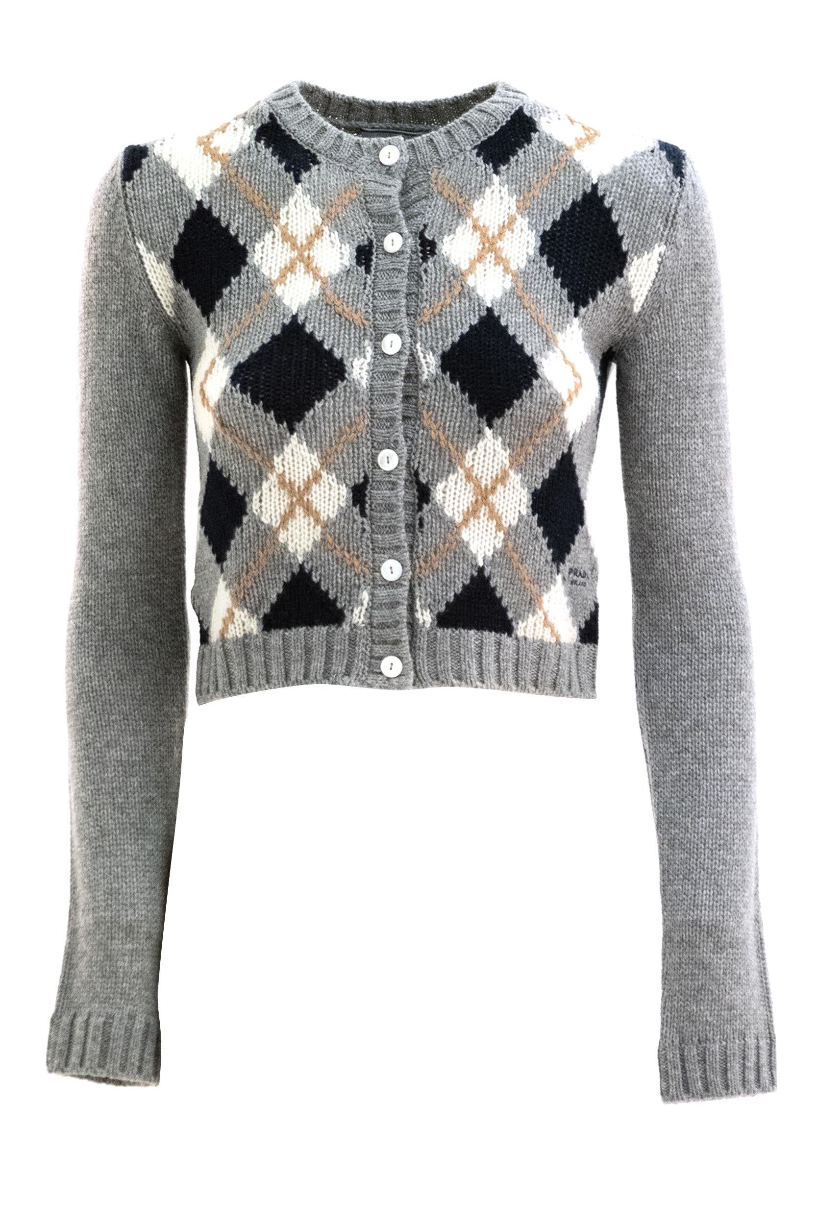 Cardigan <BR/> P25N78 S OOO 172D F0031 PRADA 