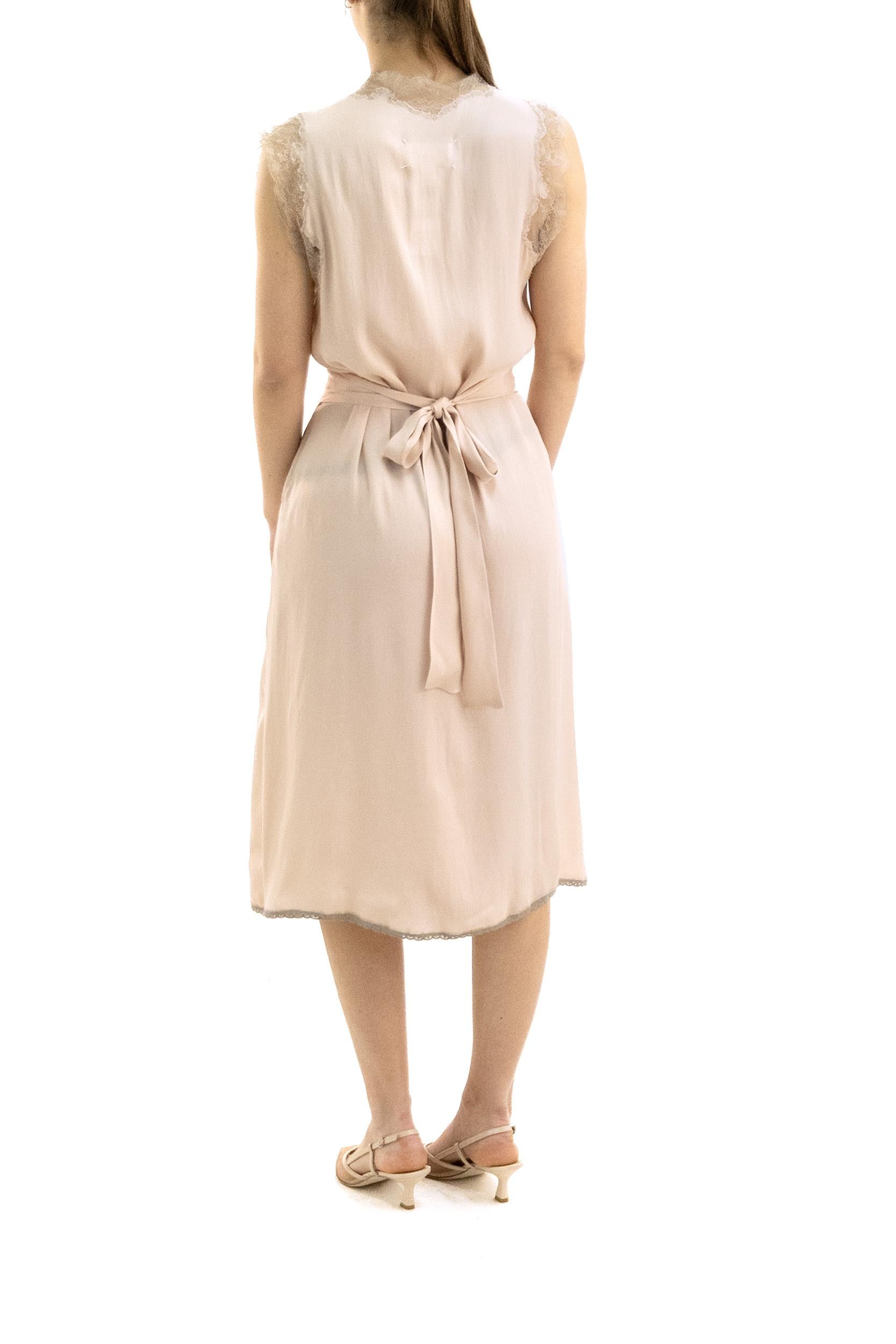 Abito Midi in Seta<BR/> S51DD0058 M35798 218 MAISON MARGIELA 