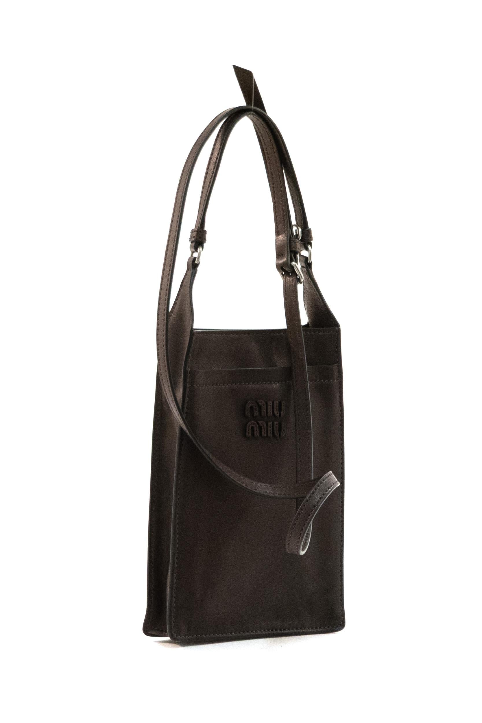 Pouch in Nappa<BR/> 5NF464 2G7Q F0038 MIU MIU 