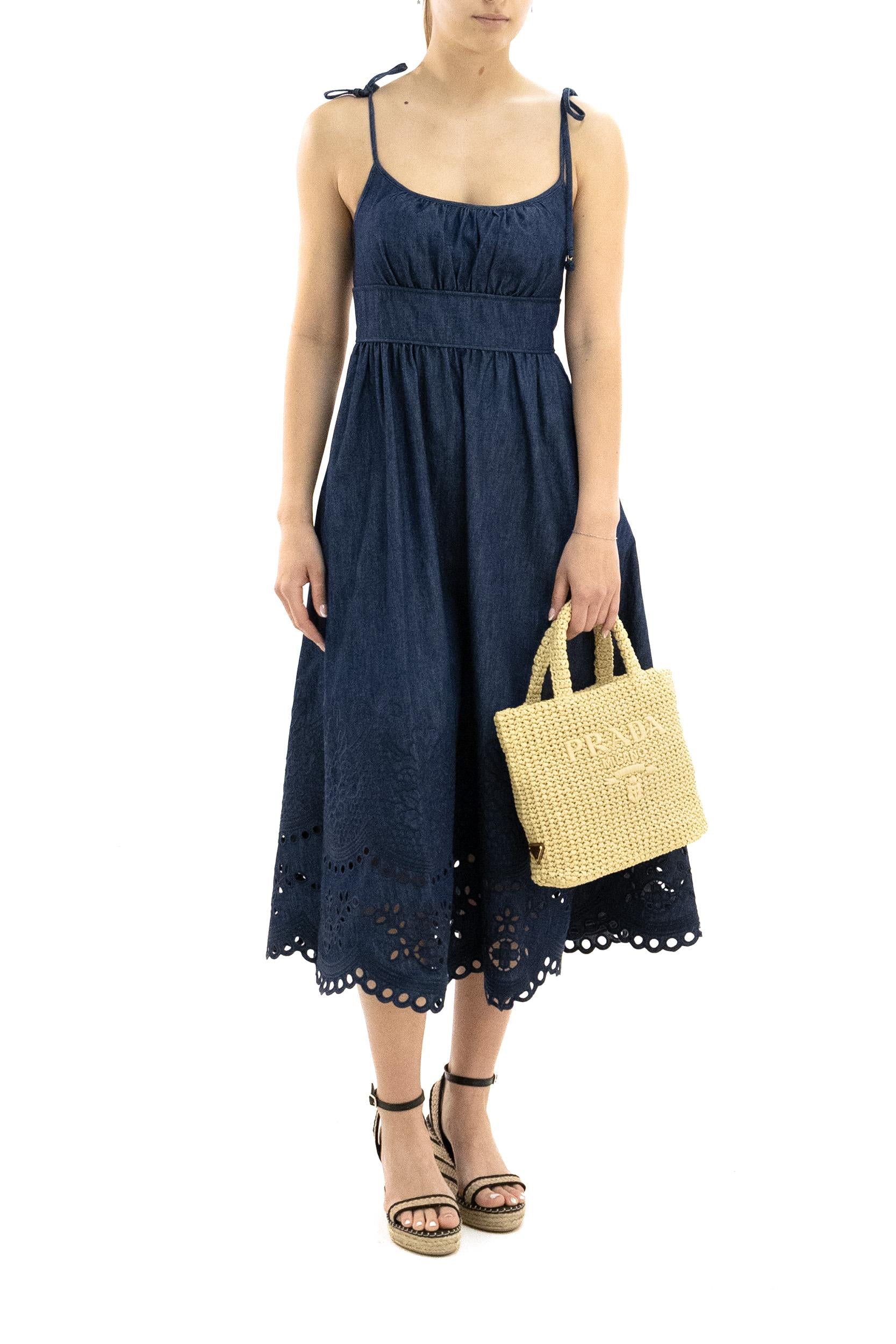 Abito in denim di colore blu<BR/> 8319DSS263 INK ZIMMERMANN 