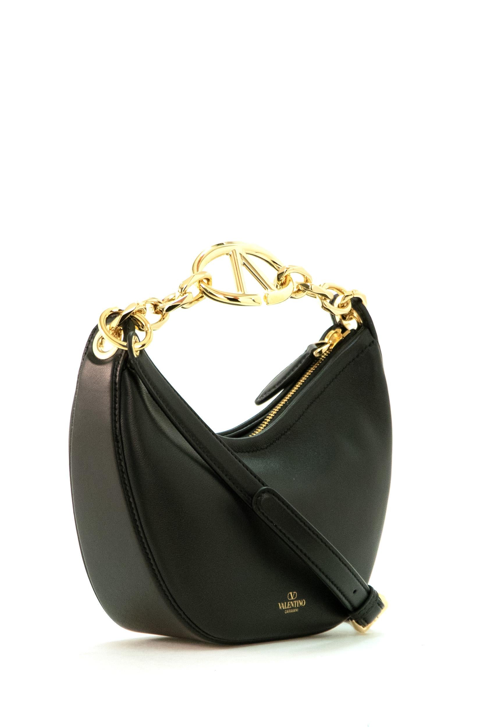 Borsa a Spalla VLogo Moon<BR/> 5W2B0Q43PHV 0NO VALENTINO GARAVANI 