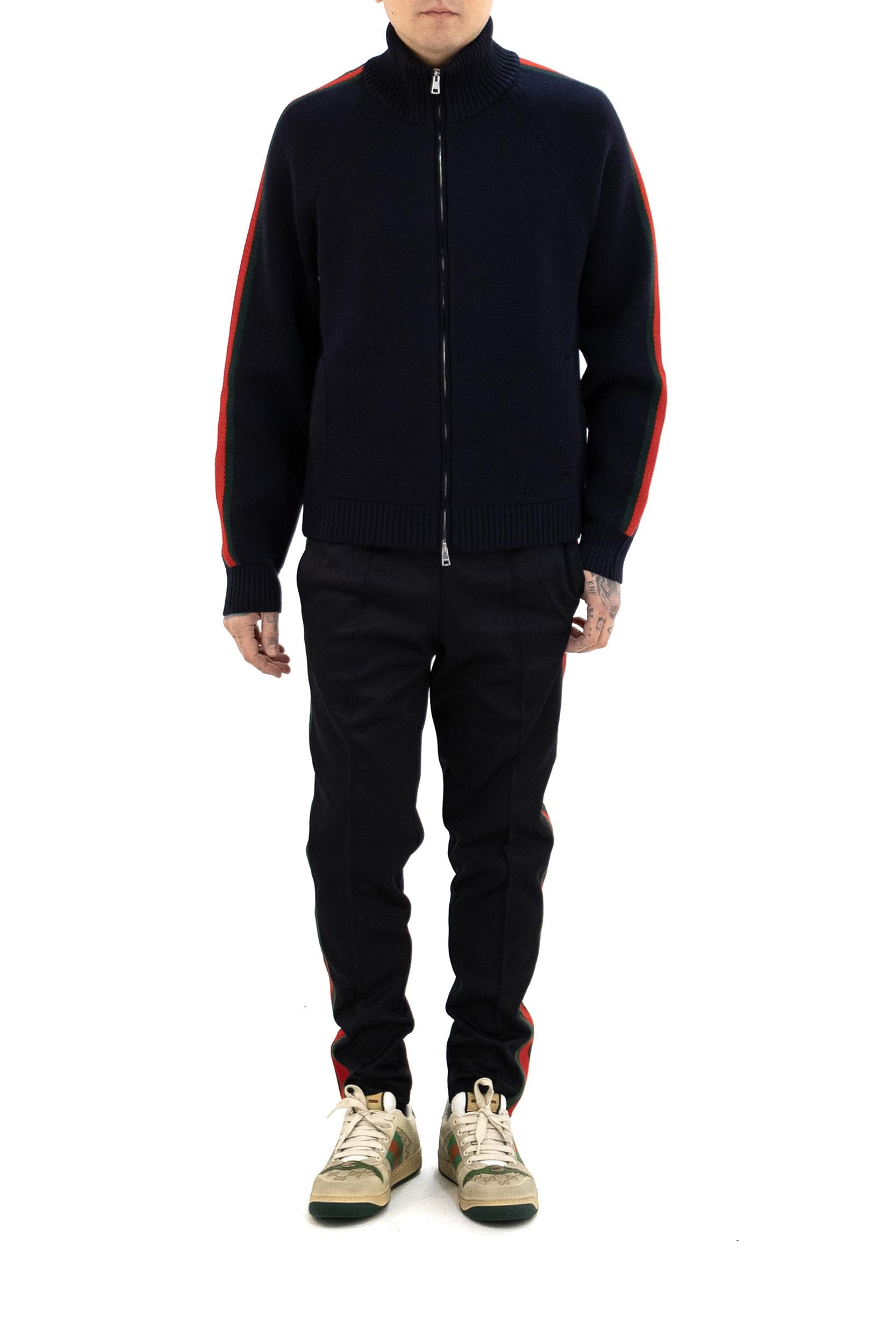 Giacca con Zip in Lana<BR/> 851725 XKFBD 4795 GUCCI 