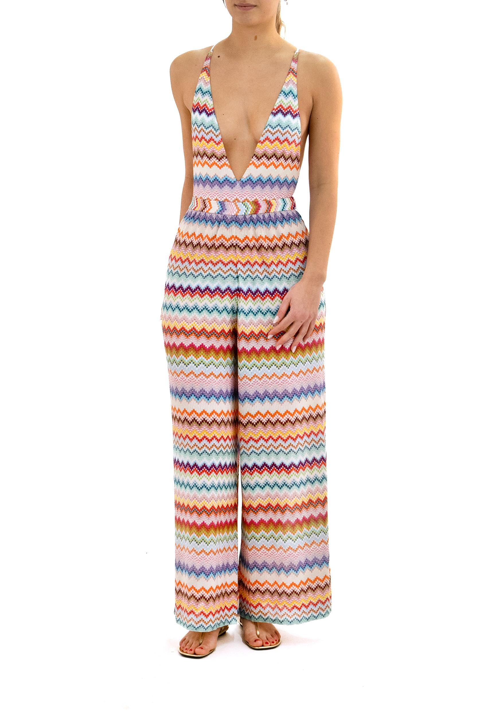 Pantaloni in Viscosa Lamé<BR/> MC23SI02-BR014F SM9WV MISSONI 