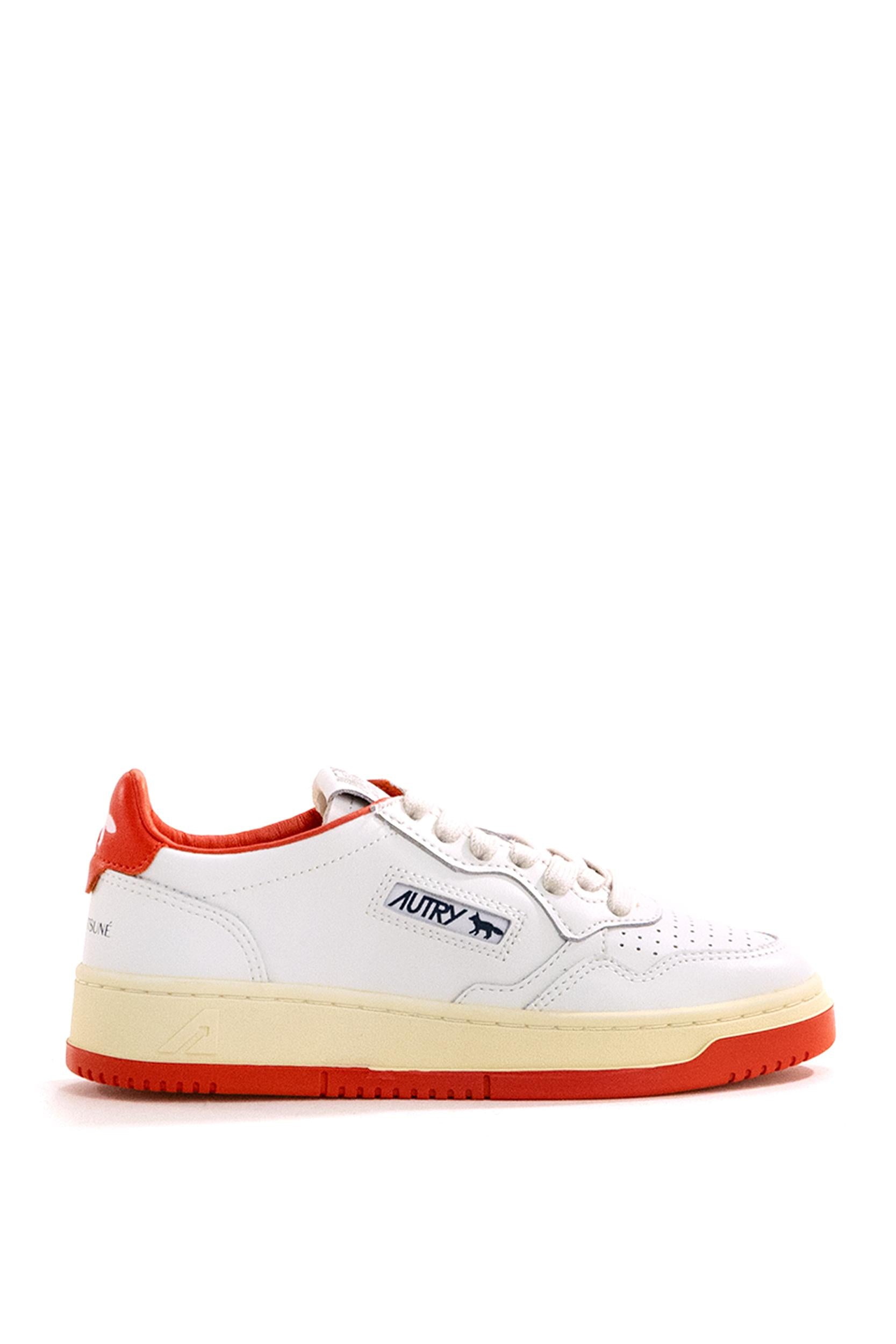 Sneakers Medalist <BR/> AULM MK02 WHT/RED AUTRY 