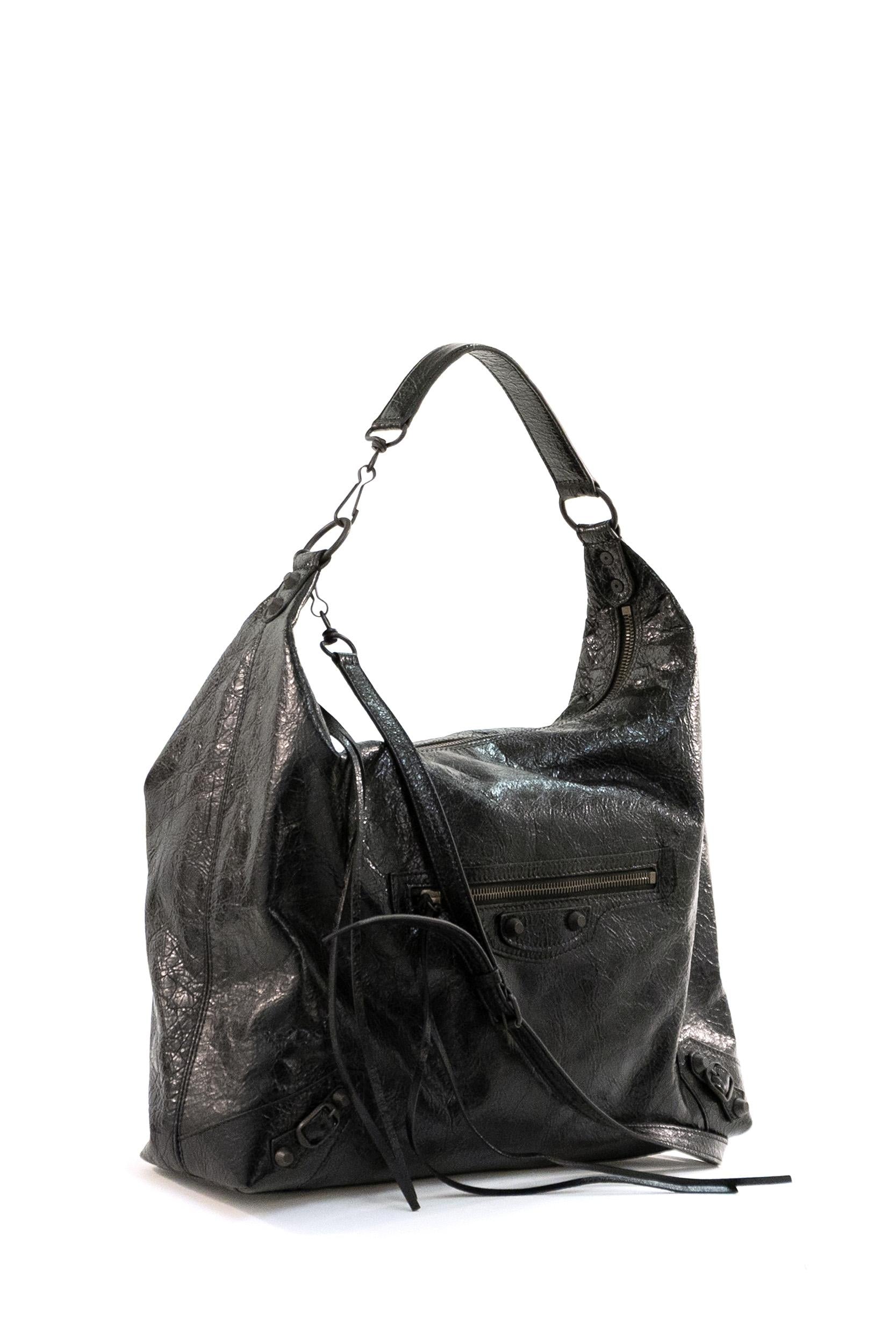 Borsa Le City Hobo in pelle Arena di colore nero<BR/> 852574 2ABEK 1000 BALENCIAGA 