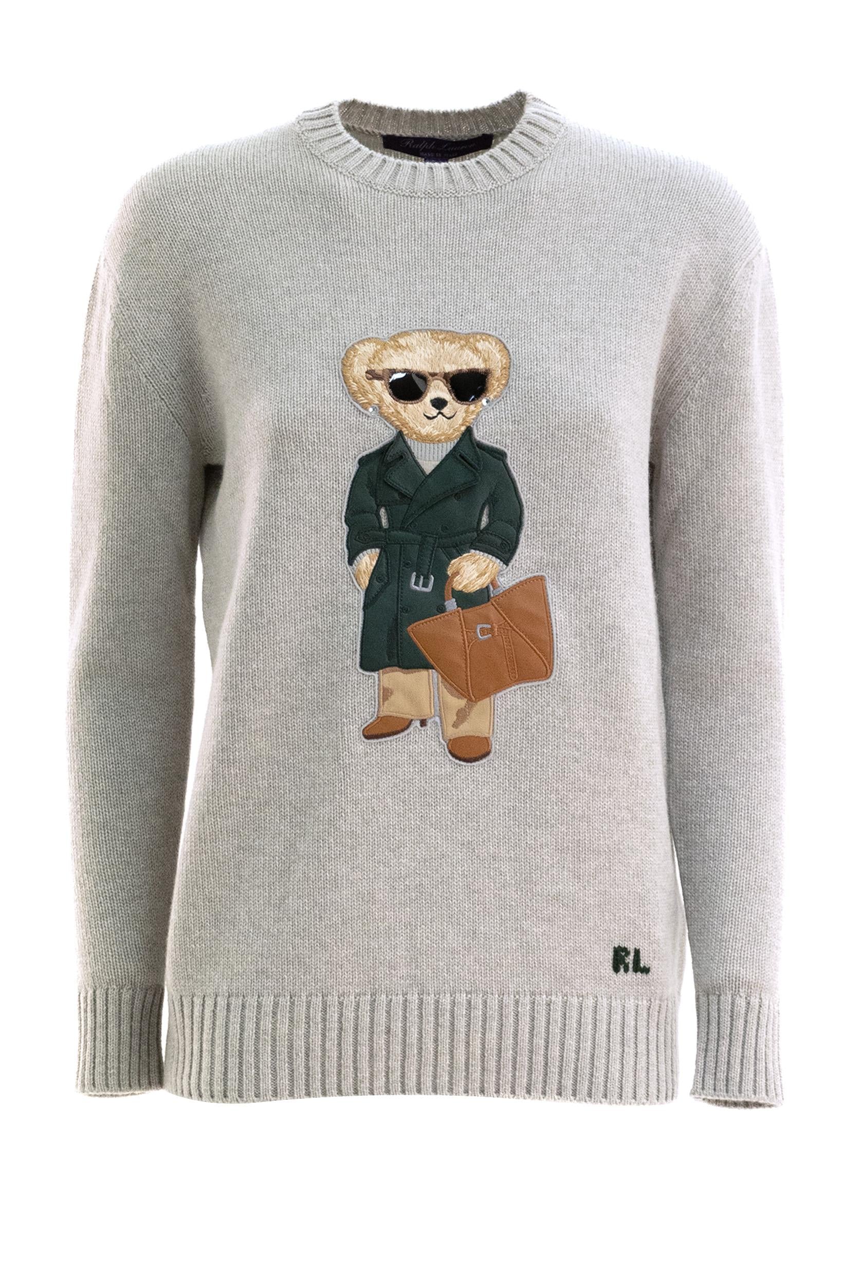 Pullover<BR/> 290981645001 PEARL GREY RALPH LAUREN 