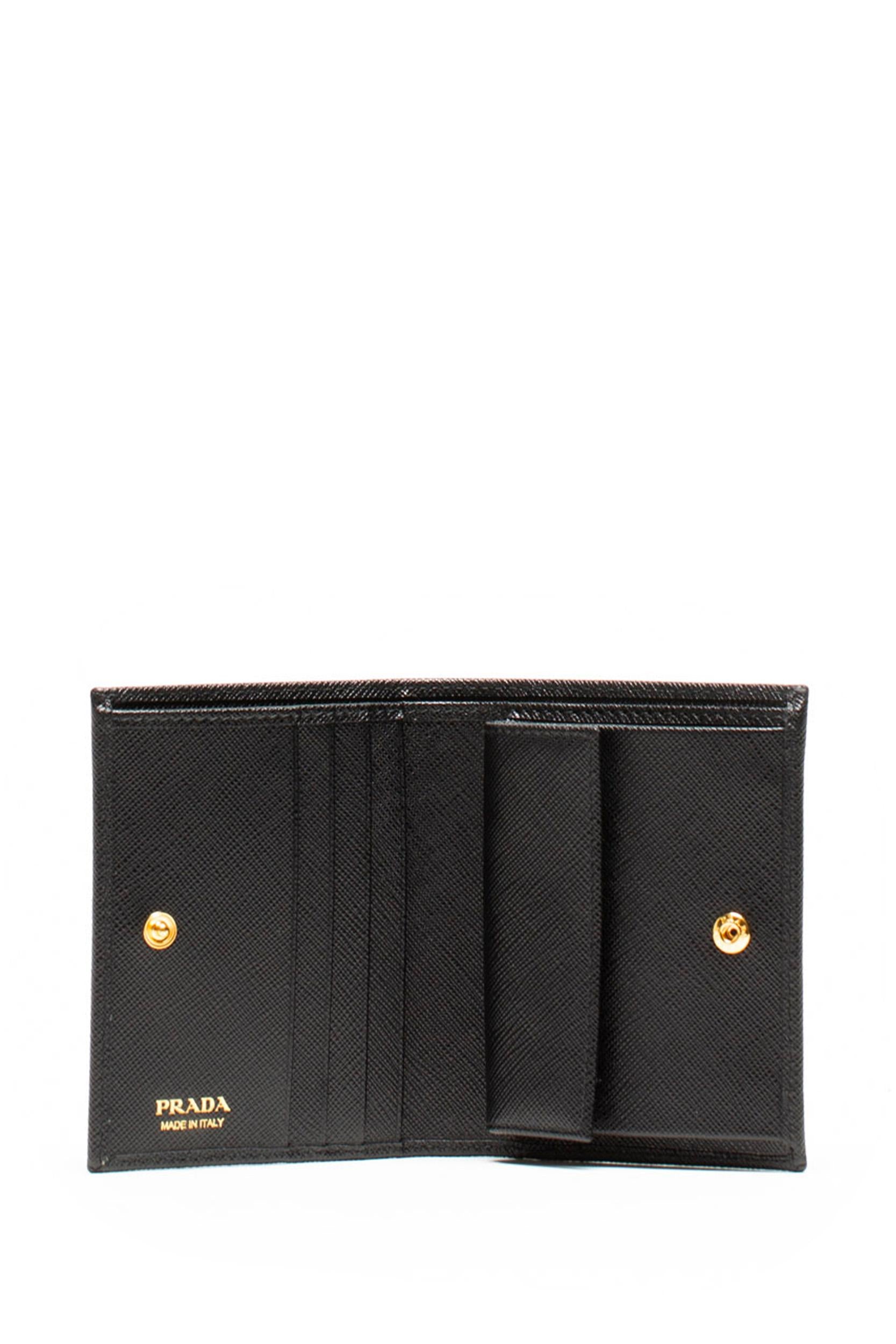 Portafoglio in saffiano<BR/> 1MV204 QWA F0002 PRADA 