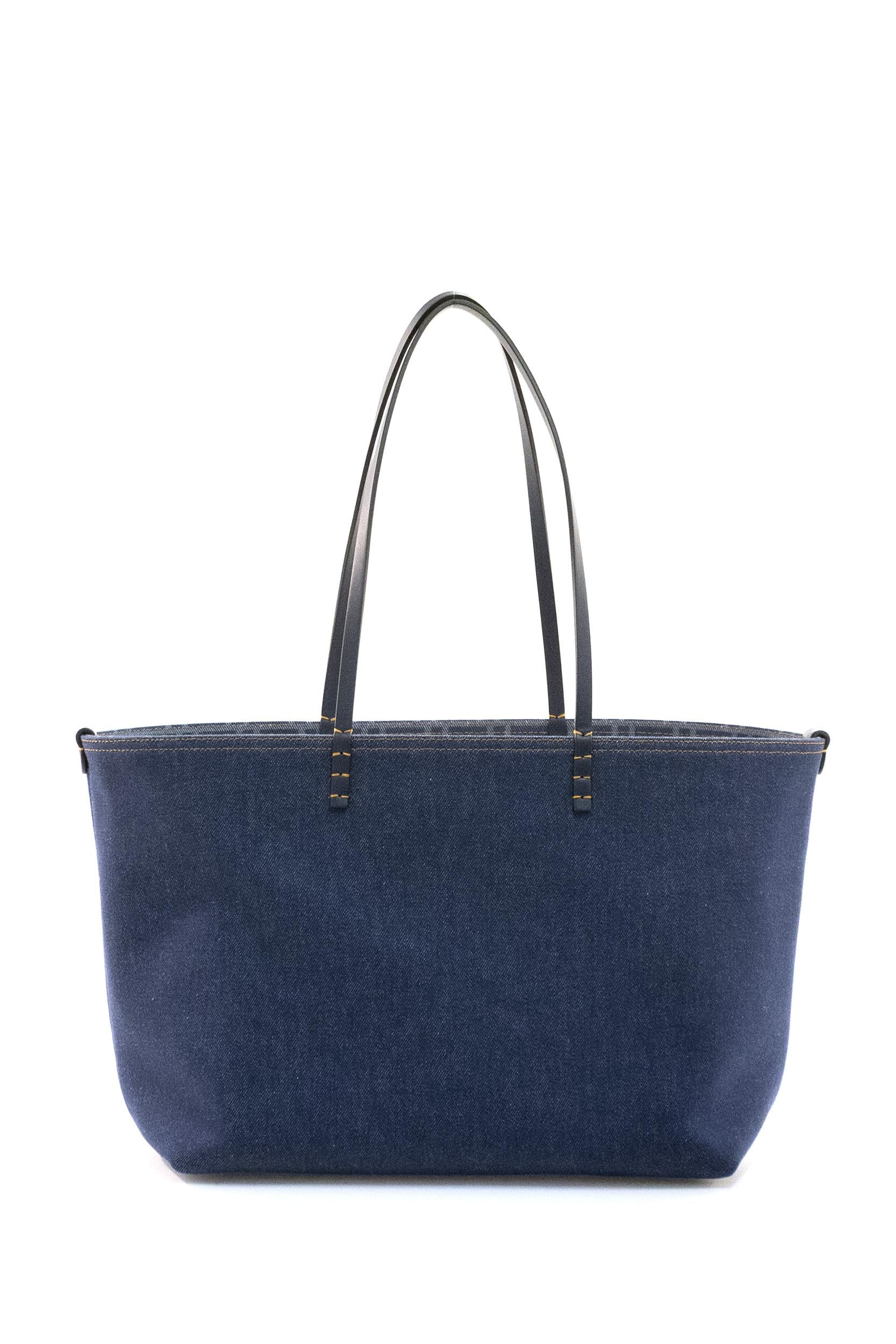 Borsa Roll reversibile in denim blu scuro<BR/> 8BH428 AWPO F0NAP FENDI 