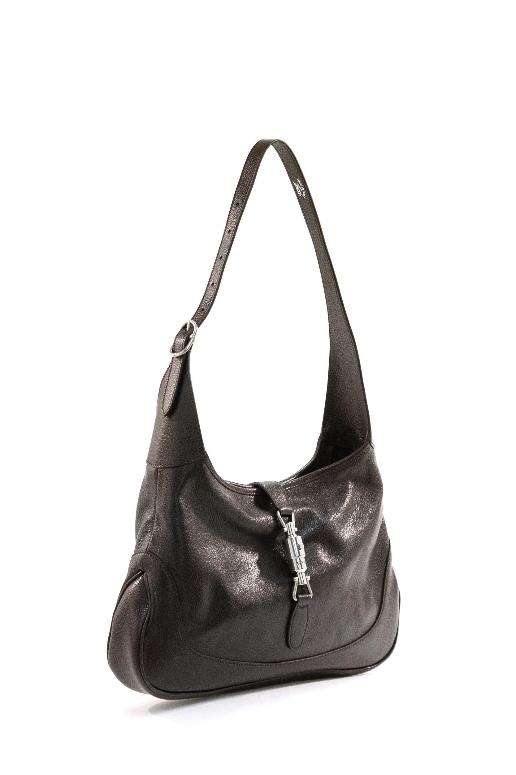 Borsa Gucci Jackie 1961 in pelle di colore marrone<BR/> 863136 AAGDZ 2007 GUCCI 