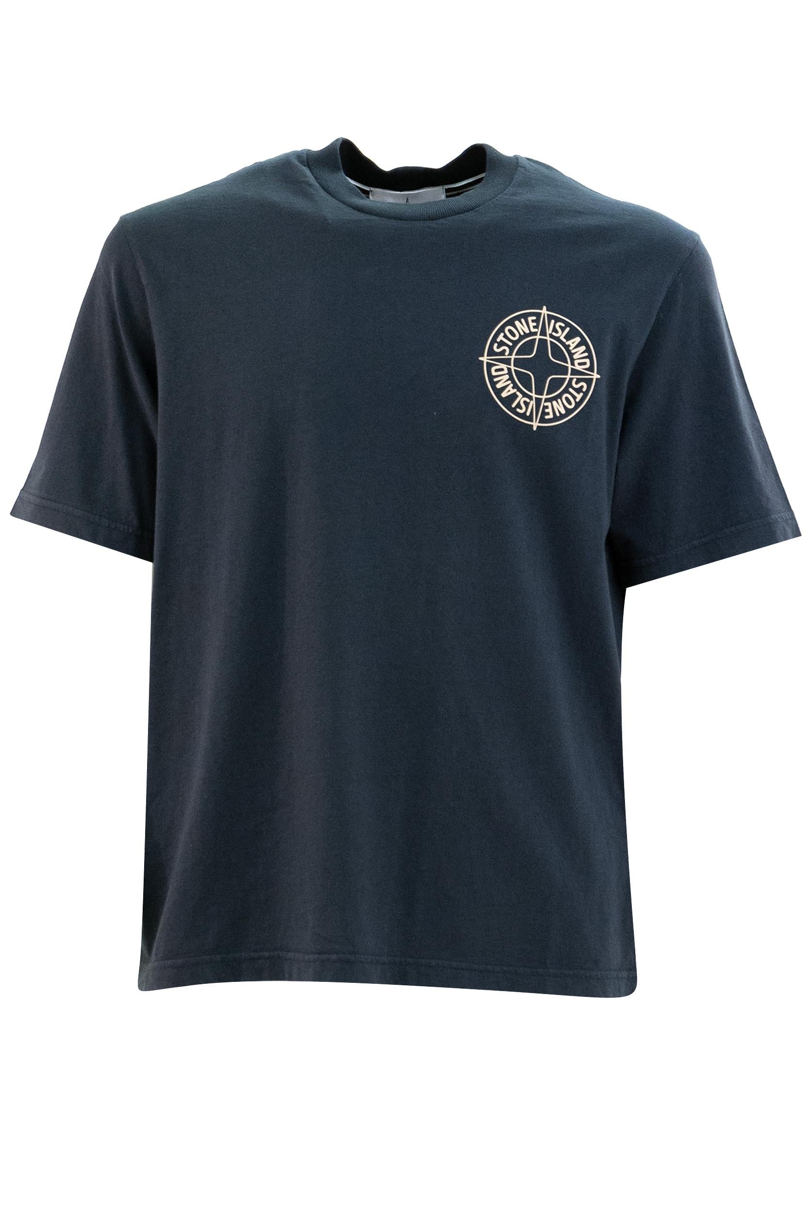 T-shirt in Jersey di Cotone<BR/> L1S152100001 S0284 V0020 STONE ISLAND 