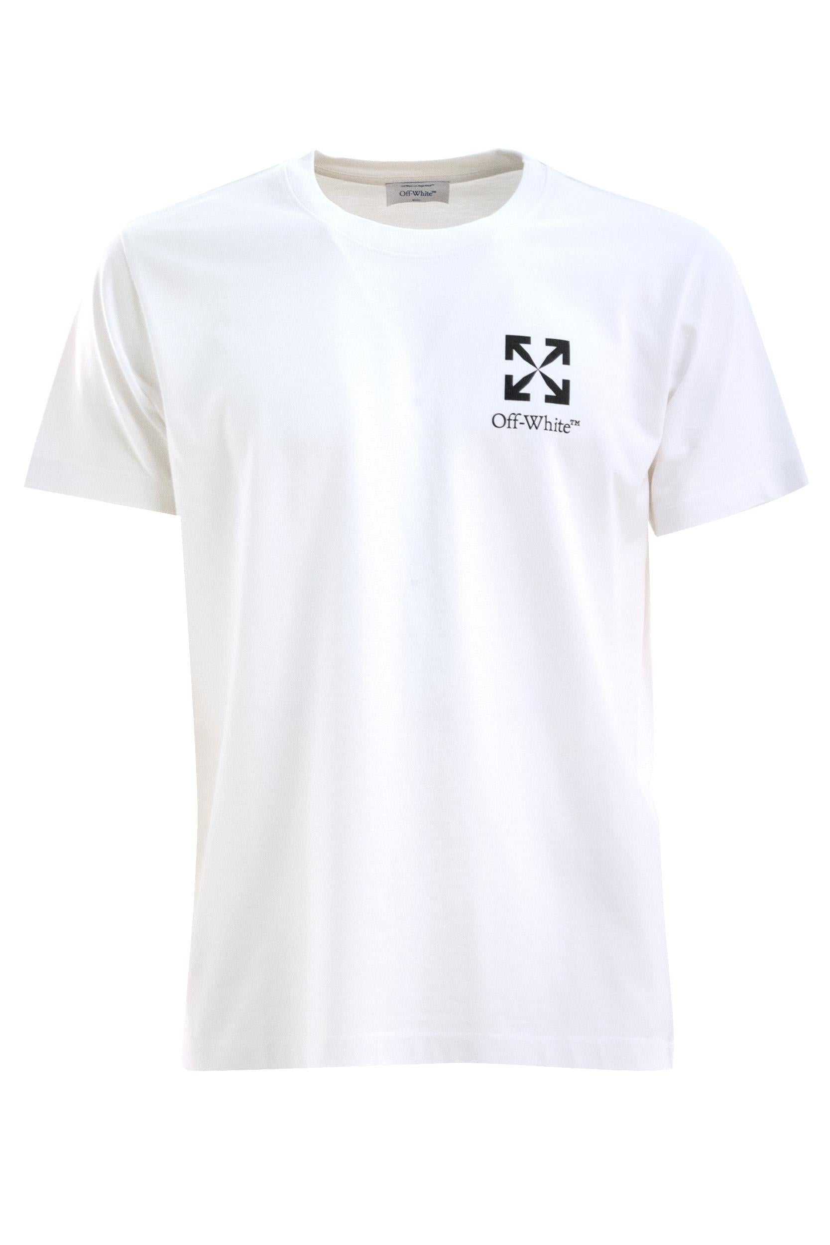 T-shirt Arrow<BR/> OMAA027F25JER00F 0110 OFF WHITE 