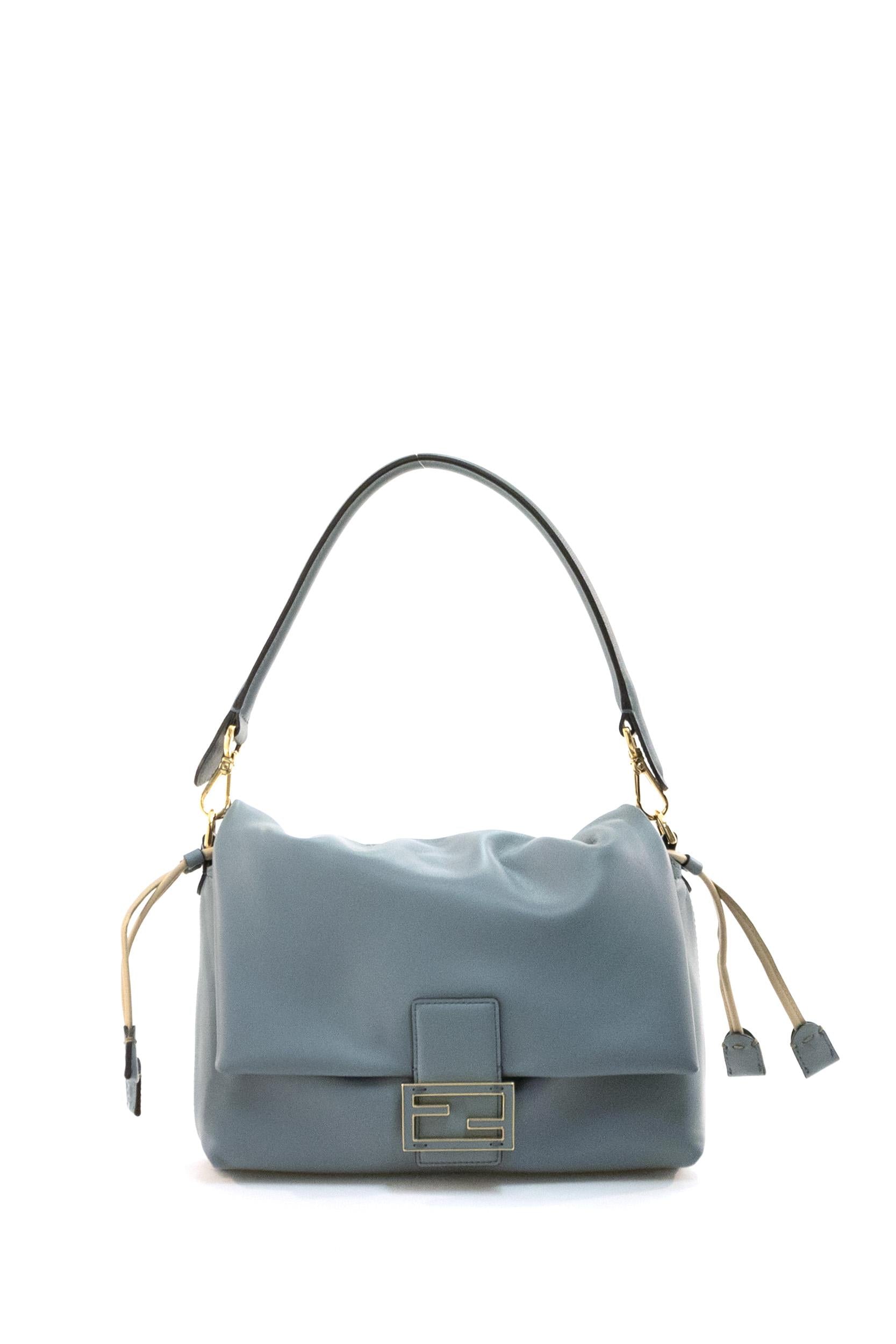 Borsa Mamma Baguette Media in Nappa<BR/> 8BR833 AQ0D F1UJC FENDI 