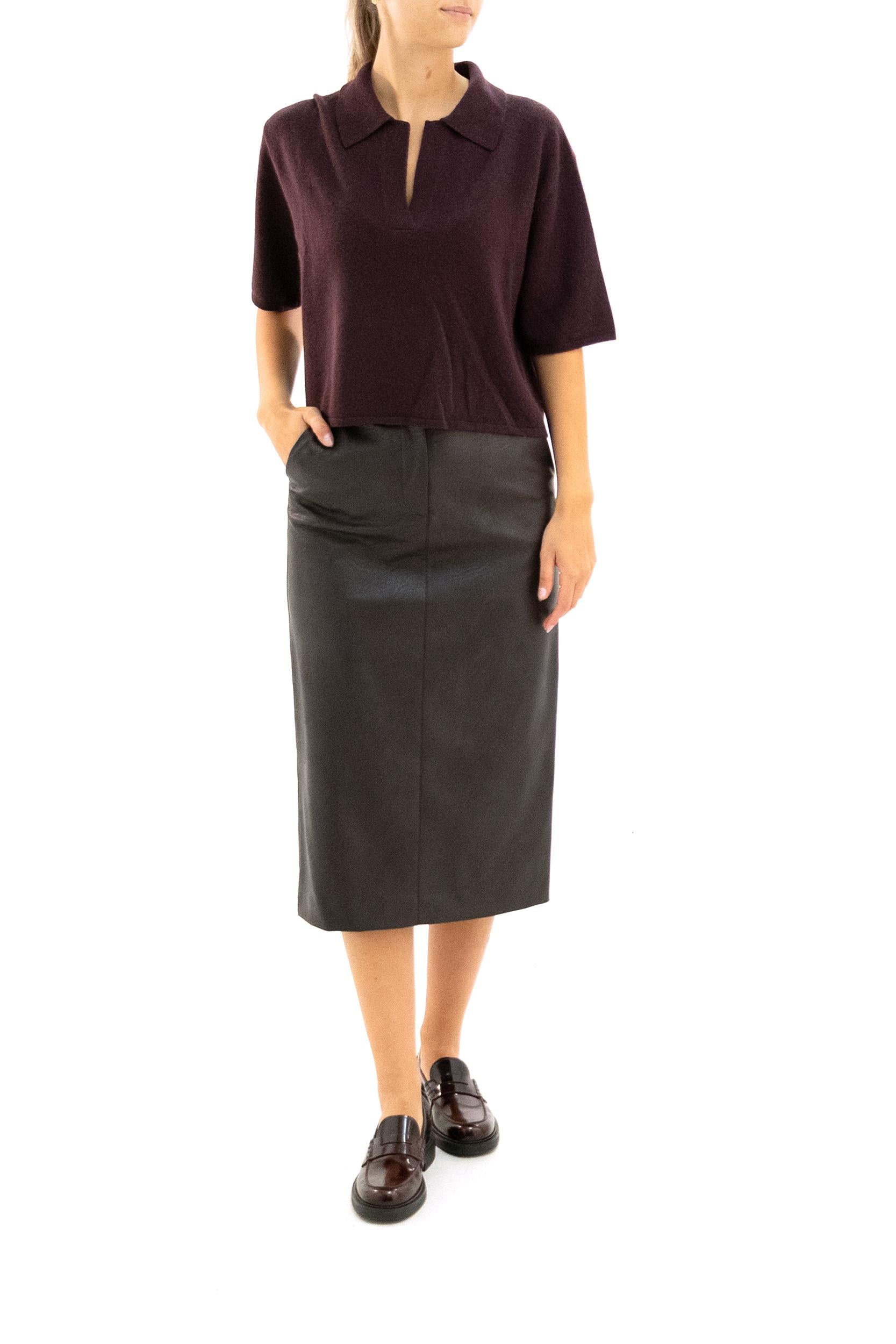 Polo The Neela Cashmere Rosso<BR/> 2025103 MAHOGANY LISA YANG 