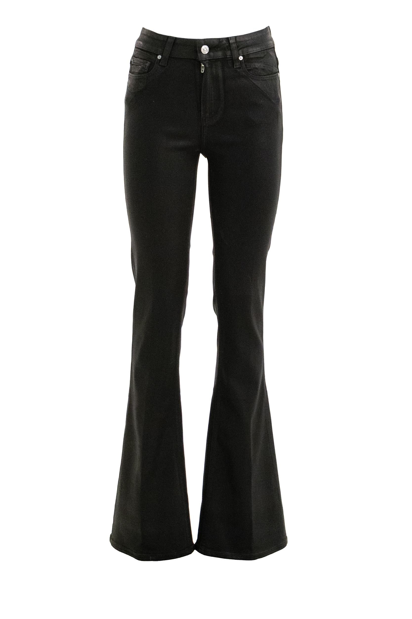Jeans spalmati di colore nero 6114901-3364 W3364 PAIGE 
