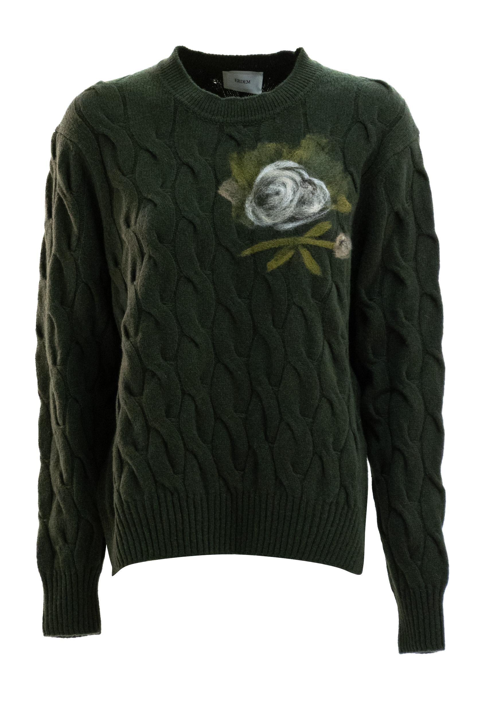 Pullover<BR/> 30023004 DARK OLIVE ERDEM 