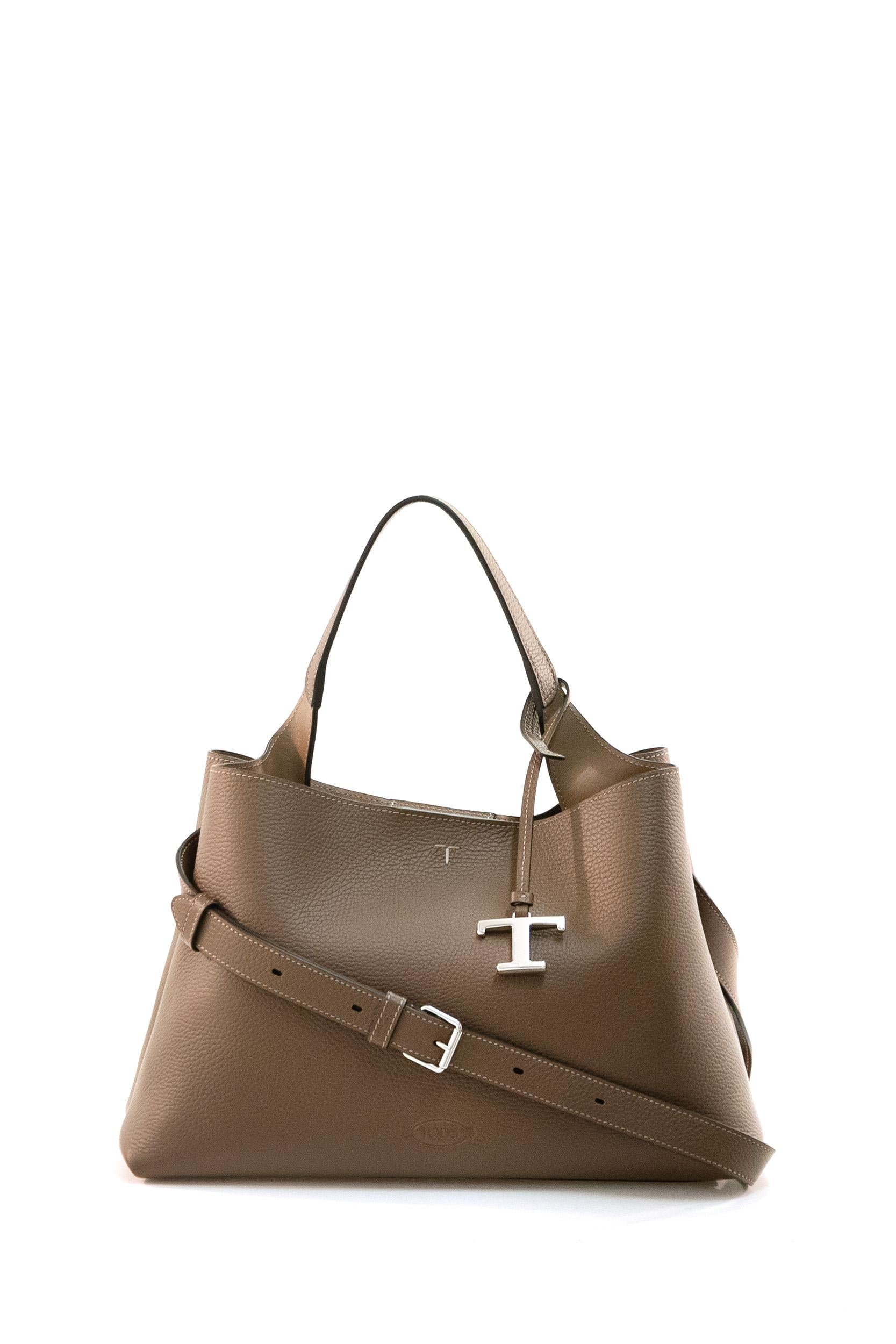 Borsa in Pelle Media<BR/> XBWAPAJ0300QRI 4L64 TOD'S 