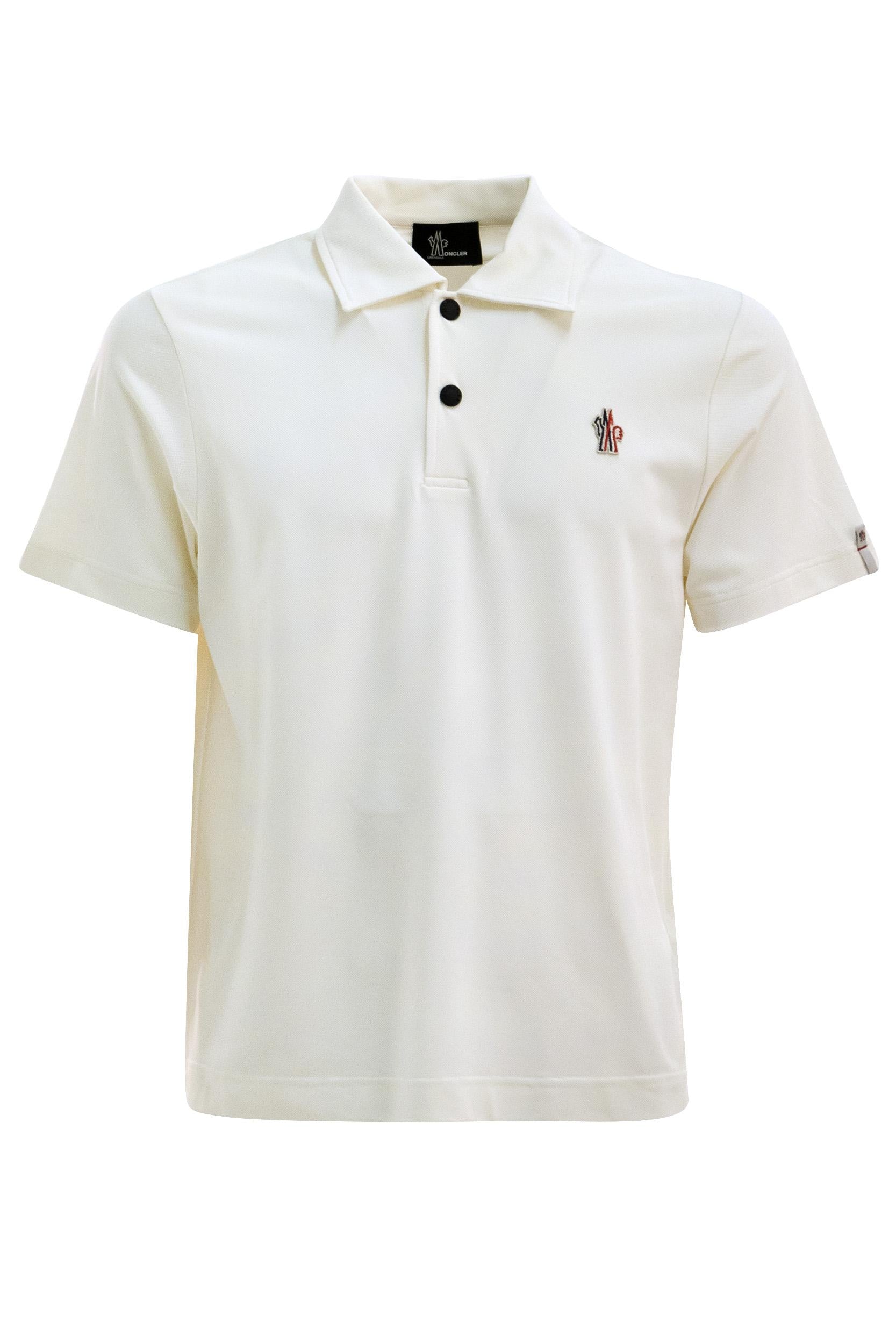 Polo in Nylon Piquet<BR/> 8A000-04 89AVZ 034 MONCLER GRENOBLE 