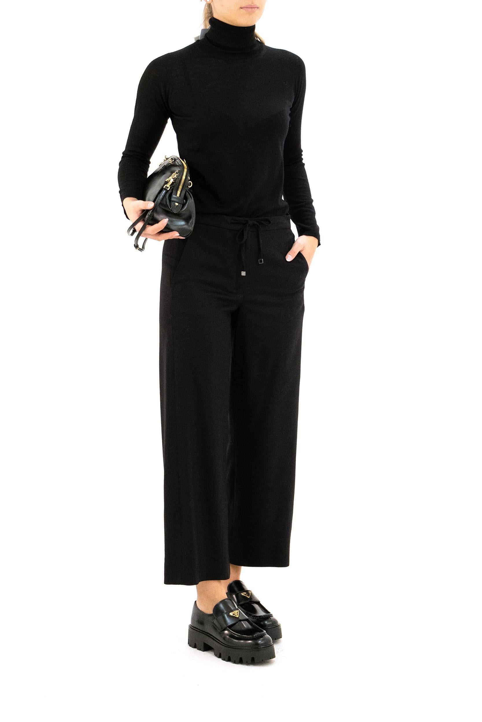 Pullover Saluto in lana vergine di colore nero<BR/> SALUTO 005 MAX MARA 