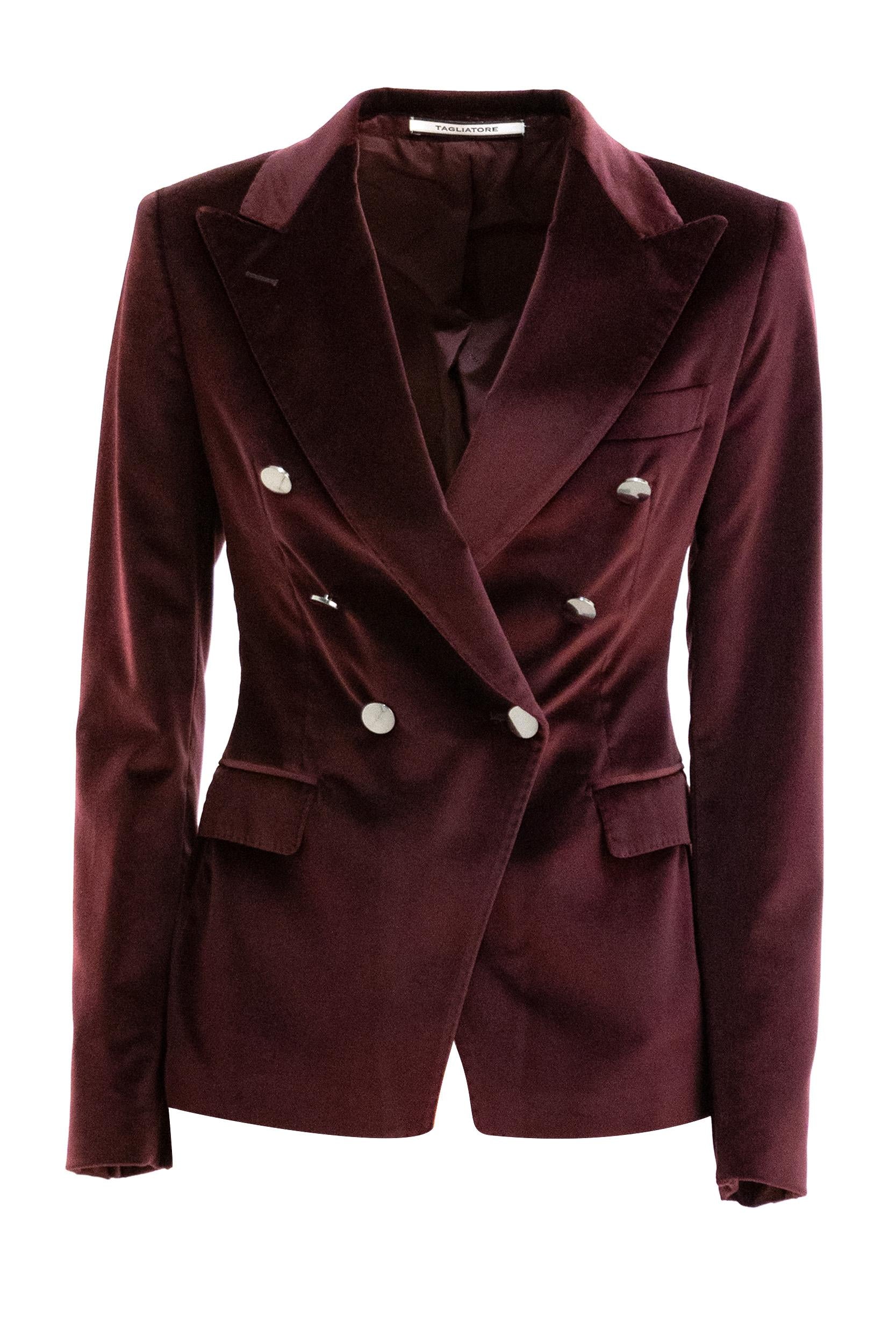 Giacca in Velluto<BR/> J-ALICYA10B AI 800020V C1056 TAGLIATORE 