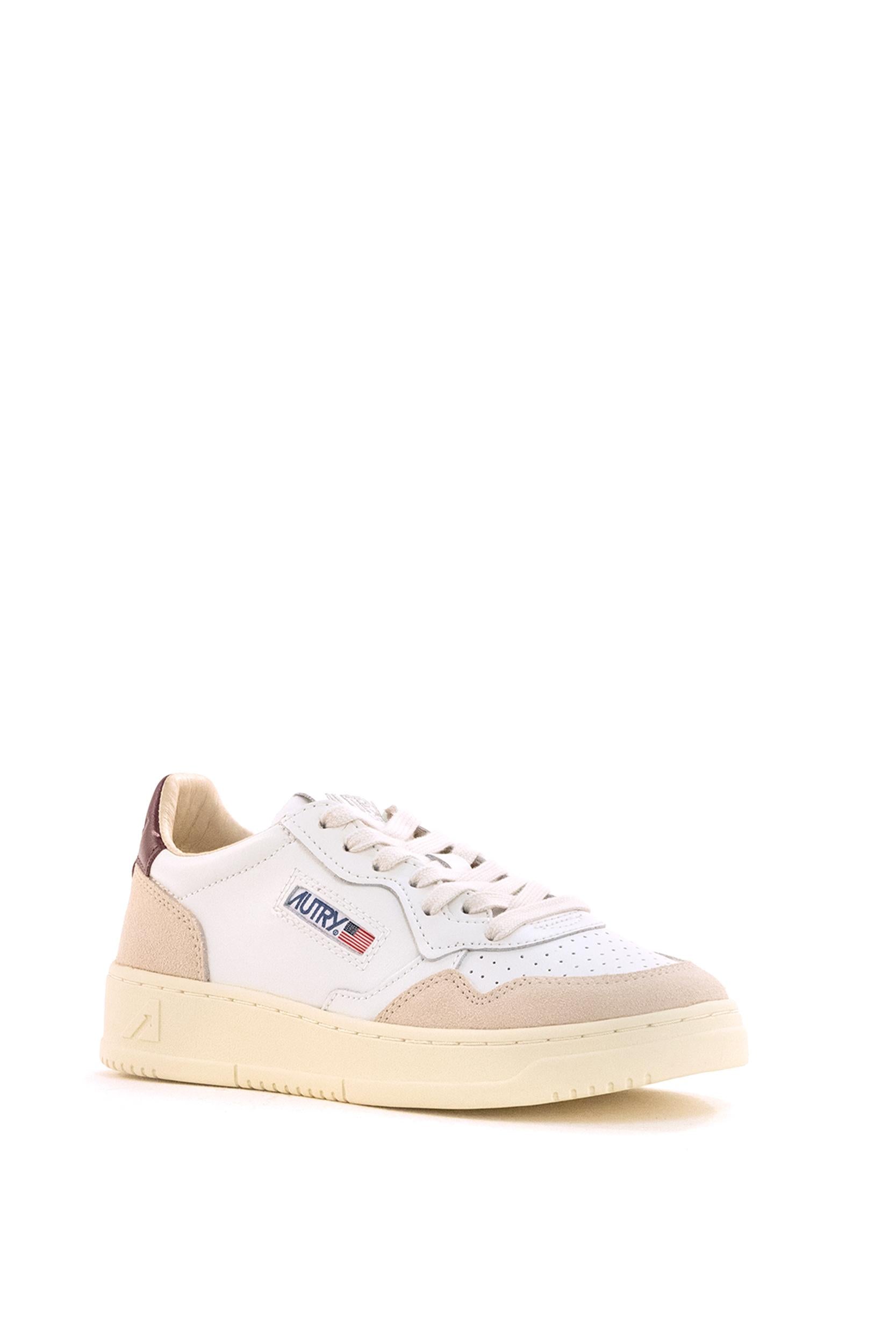 Sneakers Medalist<BR/> AULW LS03 WHT/BURGUND AUTRY 