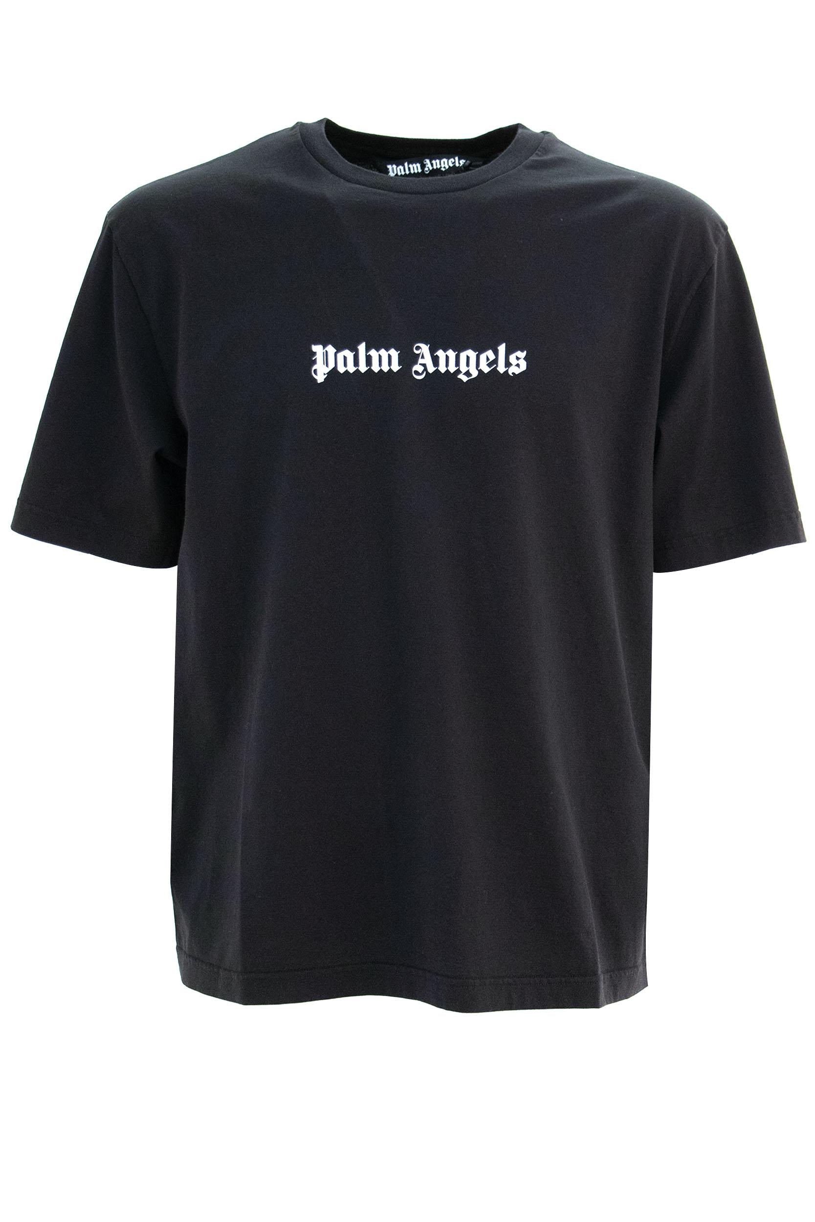 T-shirt<BR/> PMAA089S24JER0021001 1001 PALM ANGELS 