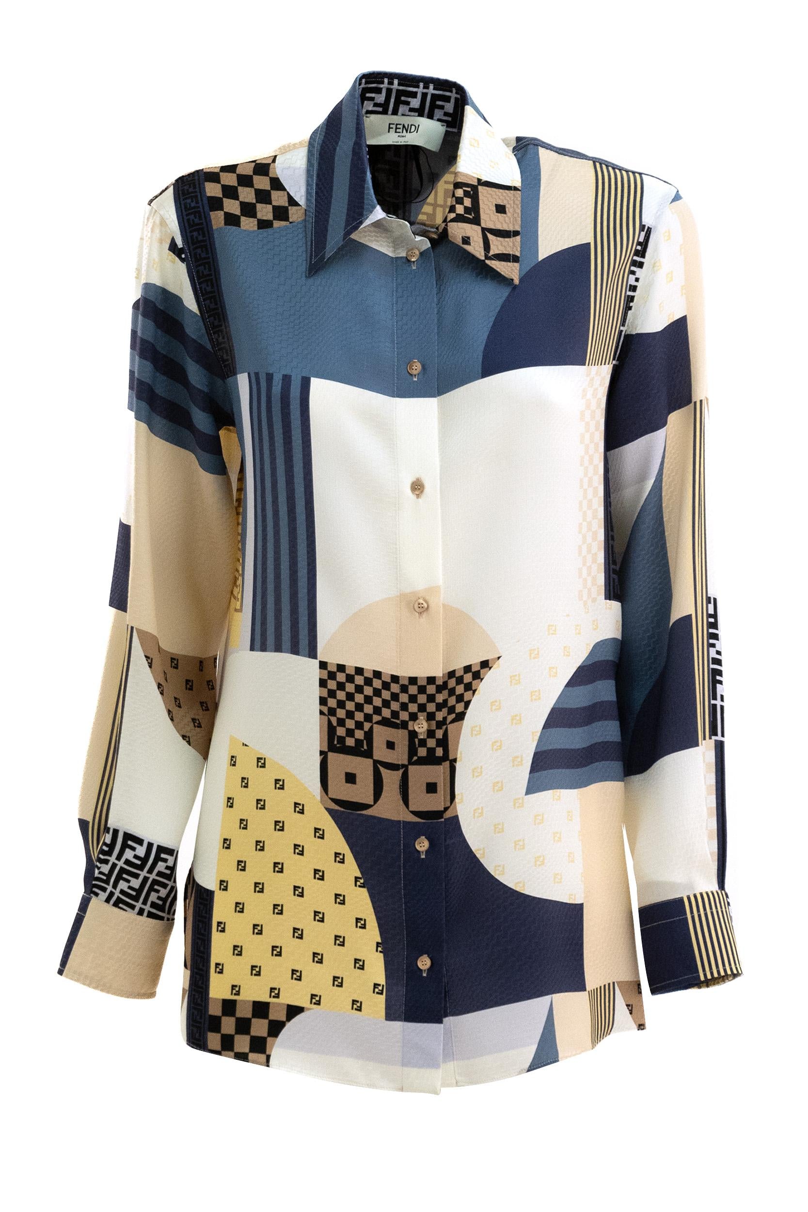 Camicia<BR/> FS8274 AUQM F1SAT FENDI 