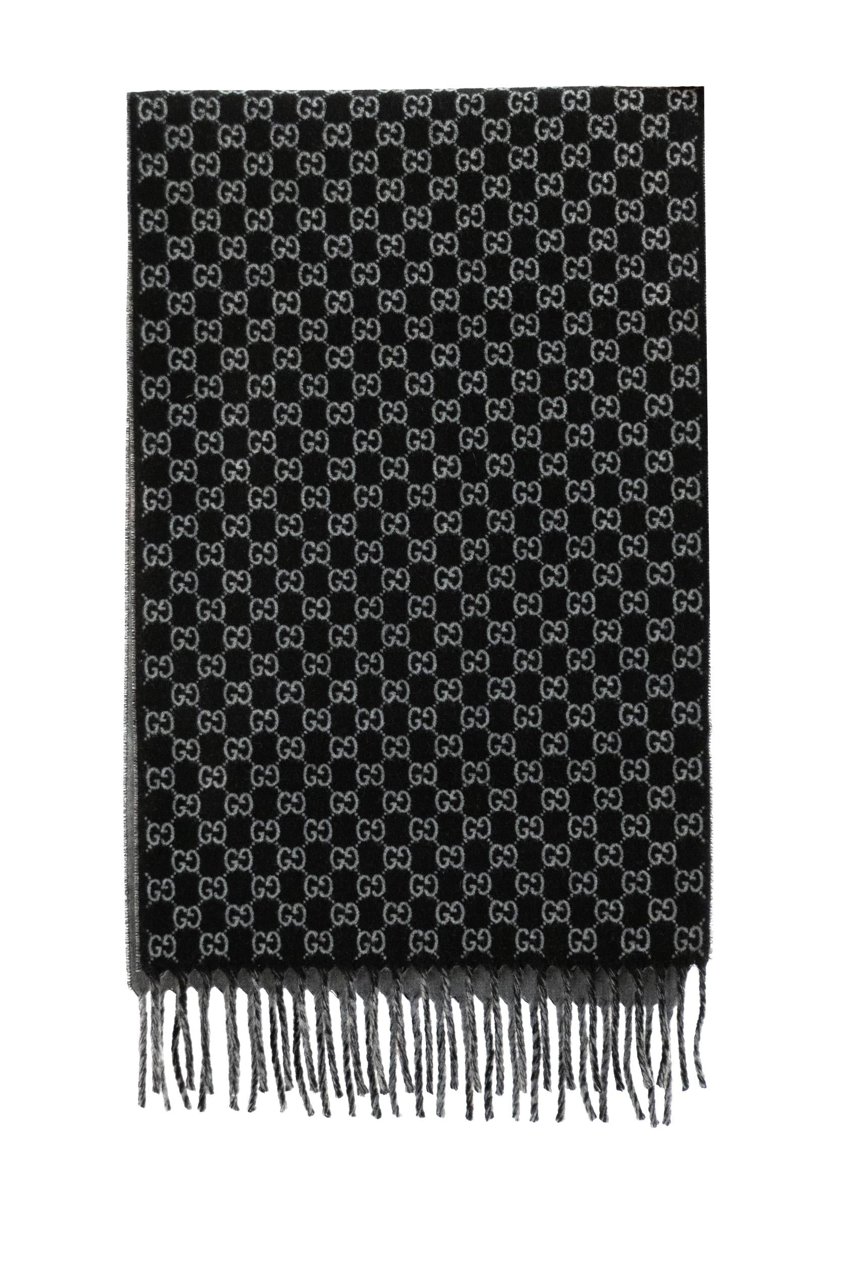 Sciarpa in Lana Cashmere GG<BR/> 852038 4GAKX 1063 GUCCI 
