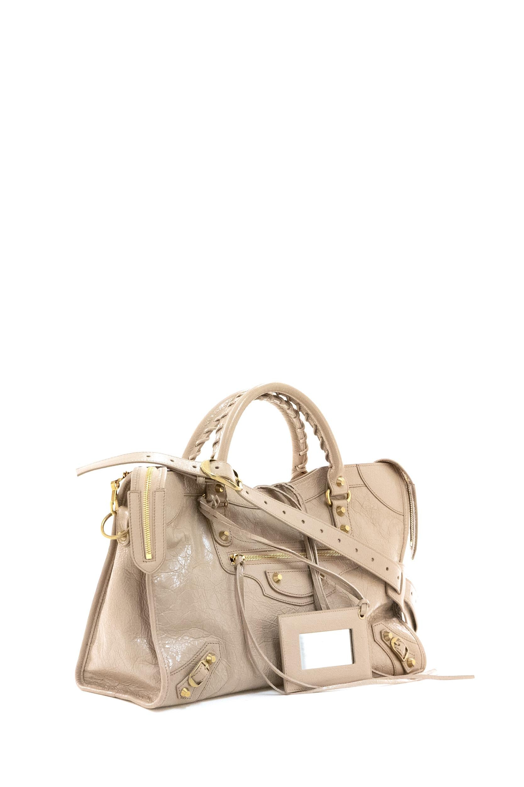 Borsa Le City in pelle Arena color rosa cipria<BR/> 865760 2ACLN 5833 BALENCIAGA 