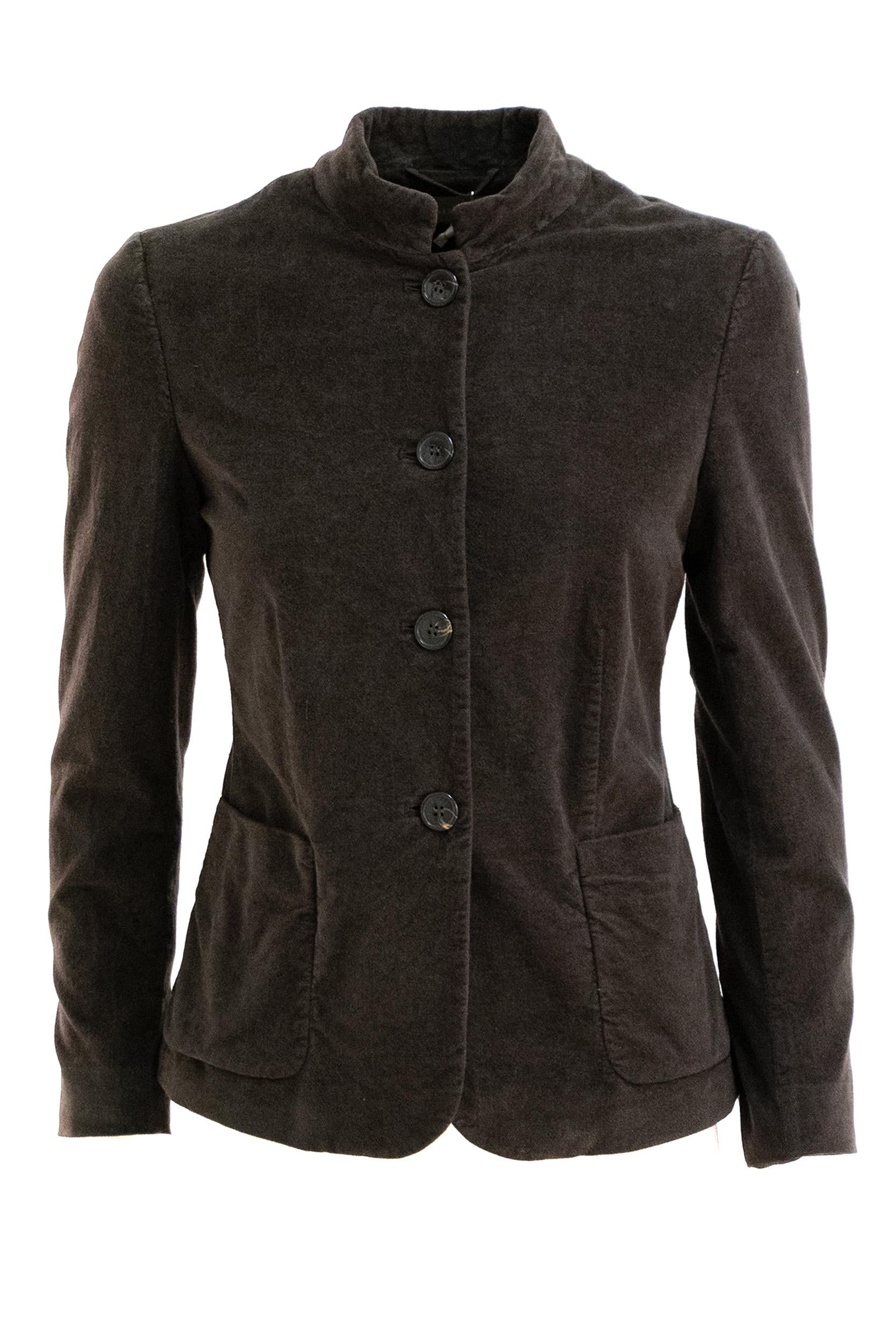 Giacca in velluto marrone<BR/> KB033NT4299 595 KILTIE 