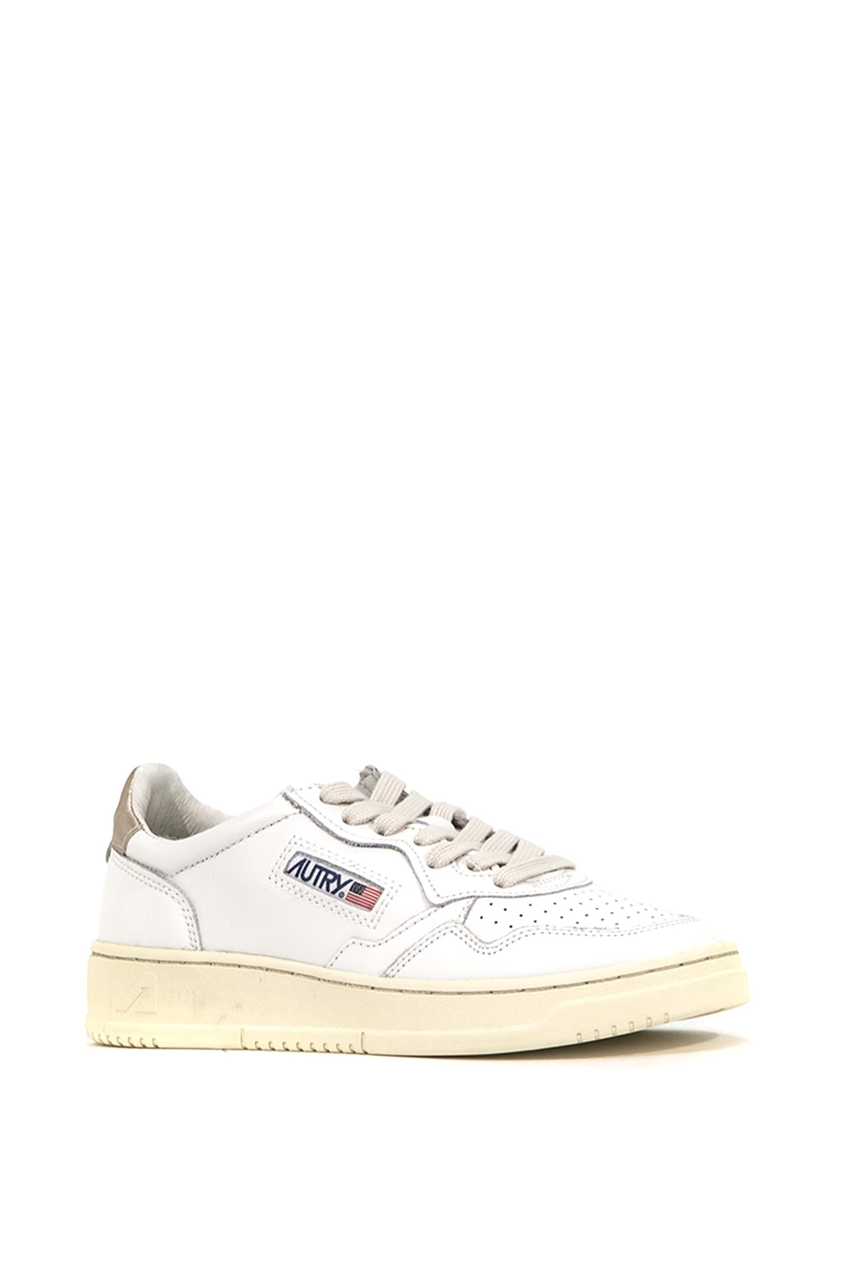 Sneaker Medalist AULW LL06 WHT/GOLD AUTRY 