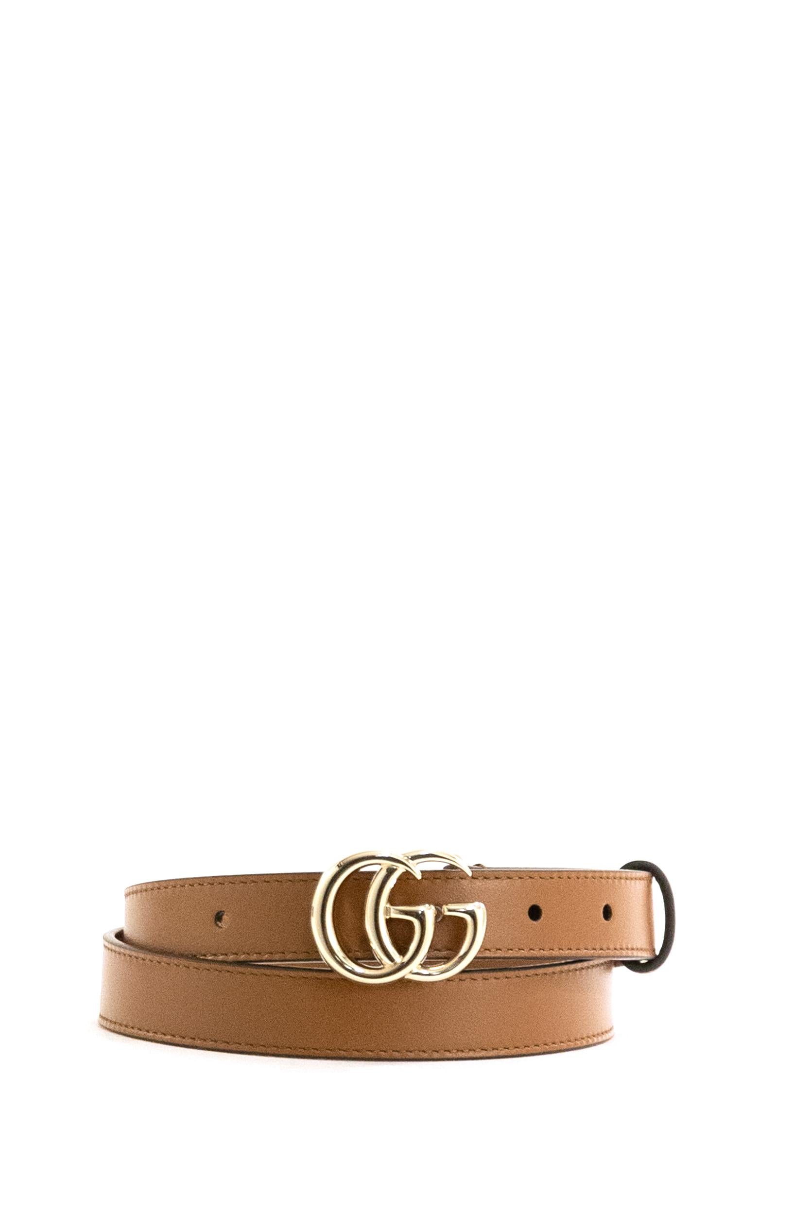 Cintura Marmont in pelle liscia marrone 409417 0AAA5 2718 GUCCI 