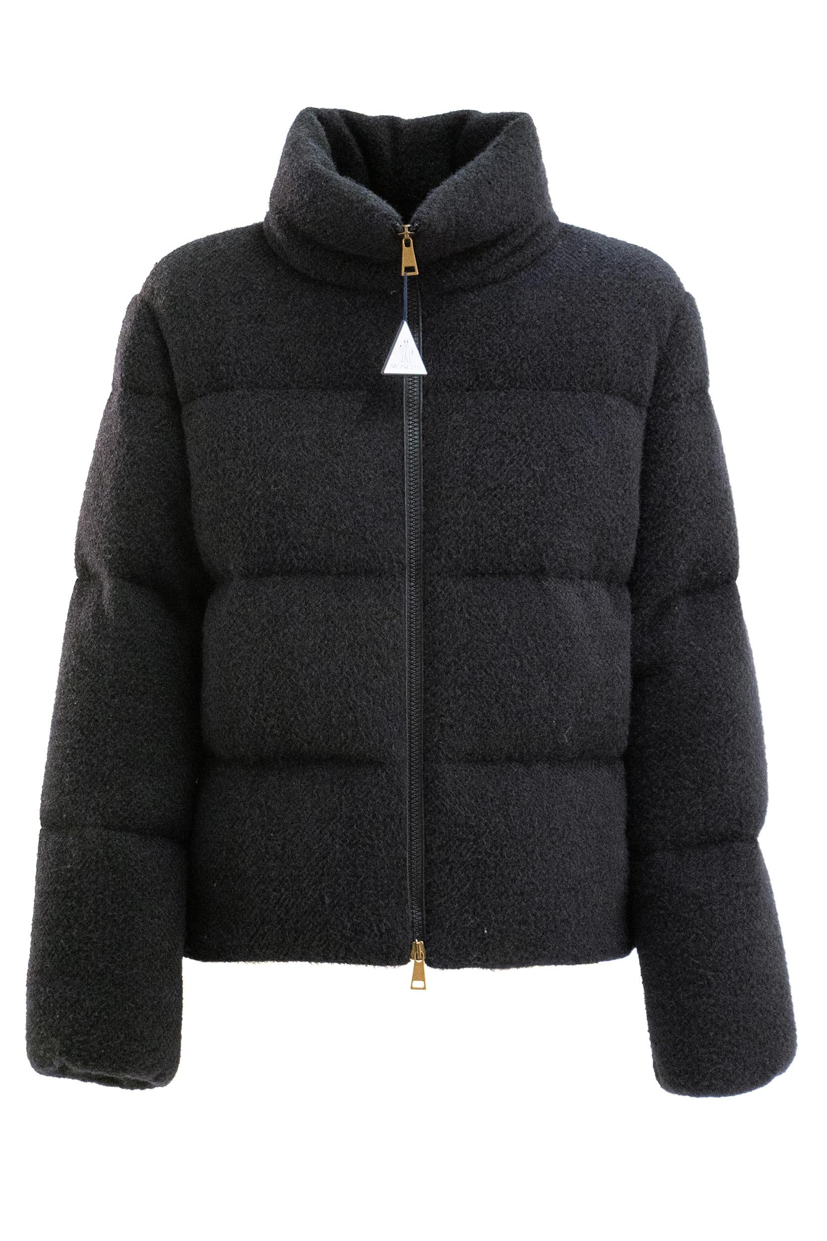 Piumino Corto Mornas Jersey Nero<BR/> 1A002-14 89B4N 999 MONCLER 