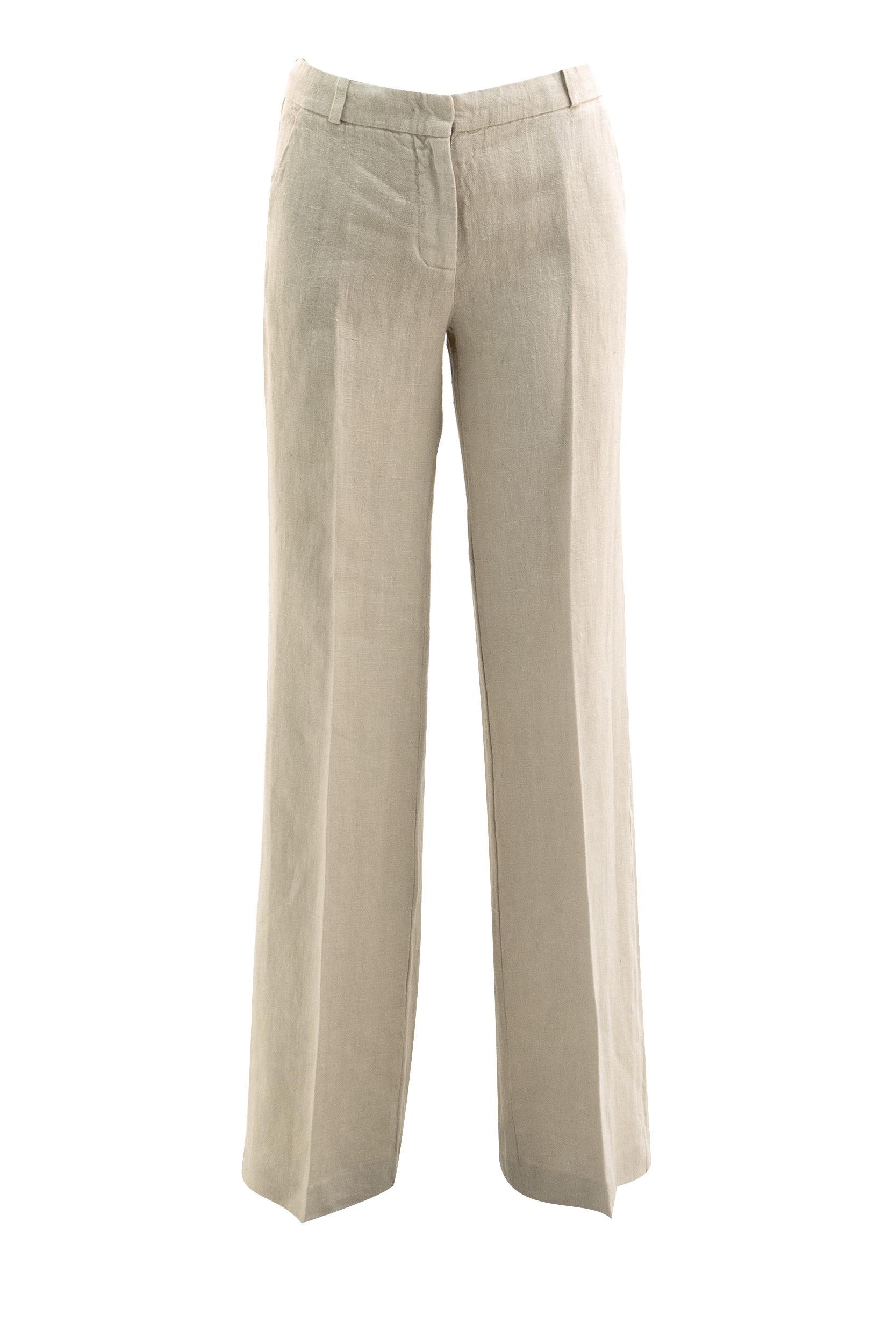 Pantaloni Ampi in Lino<BR/> KP282HT4502 140 KILTIE 
