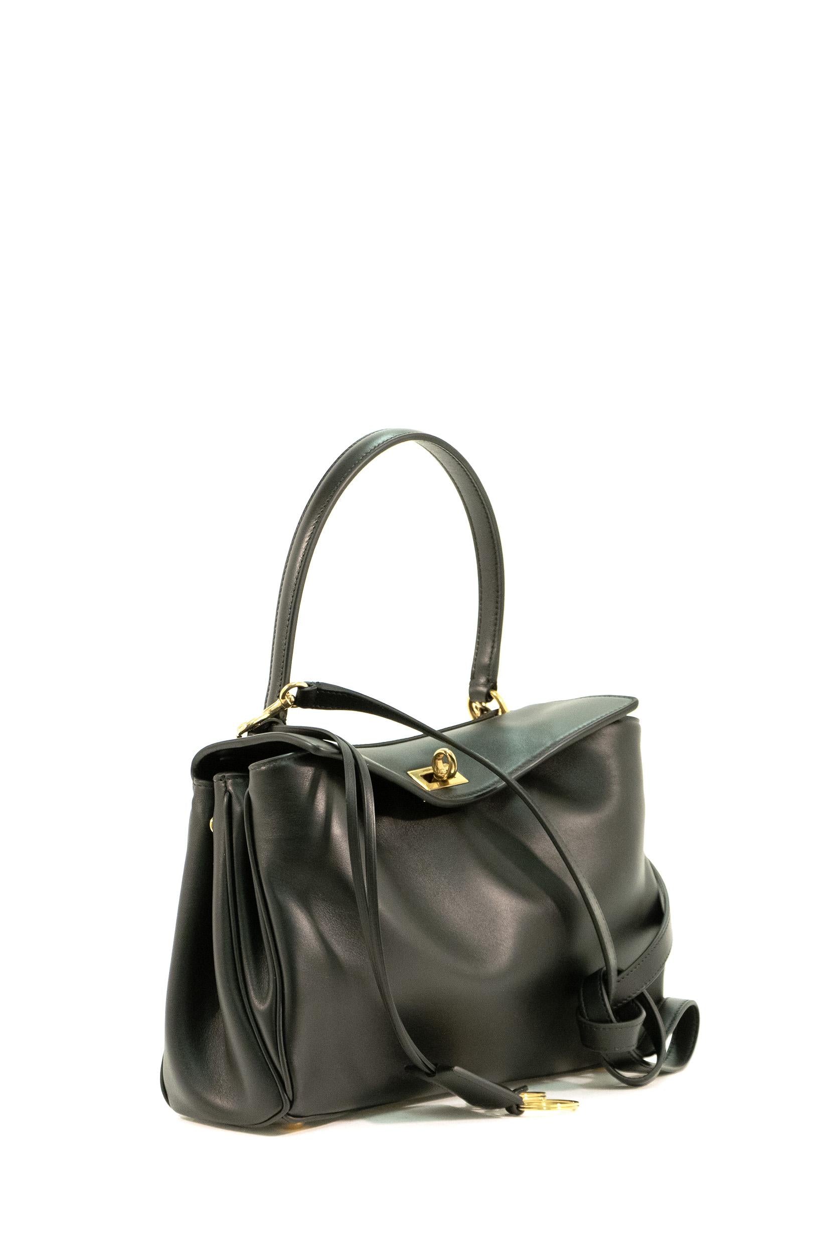 Borsa Rodeo Piccola in pelle colore nero<BR/> 789779 2AA4V 1000 BALENCIAGA 