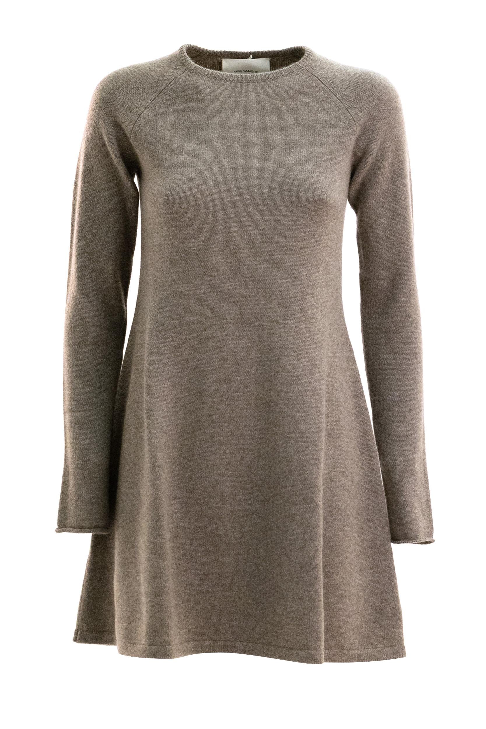 Abito The Didih Cashmere Marrone<BR/> 2023263 TRUFFLE LISA YANG 