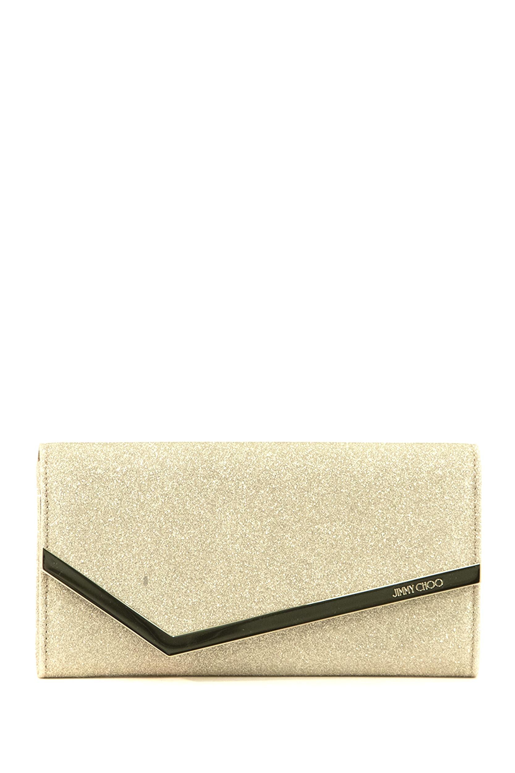 Clutch Emmie<BR/> EMMIE DGZ PLATINUM ICE JIMMY CHOO 
